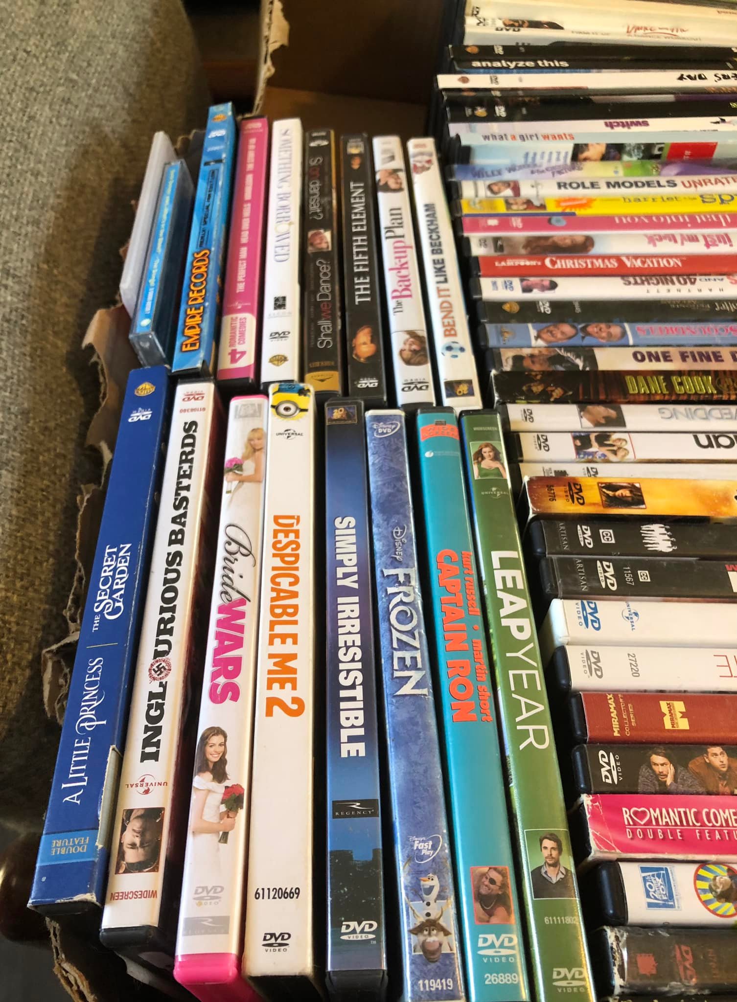 110 DVDs some Blu-ray's $85 free shipping in the USA