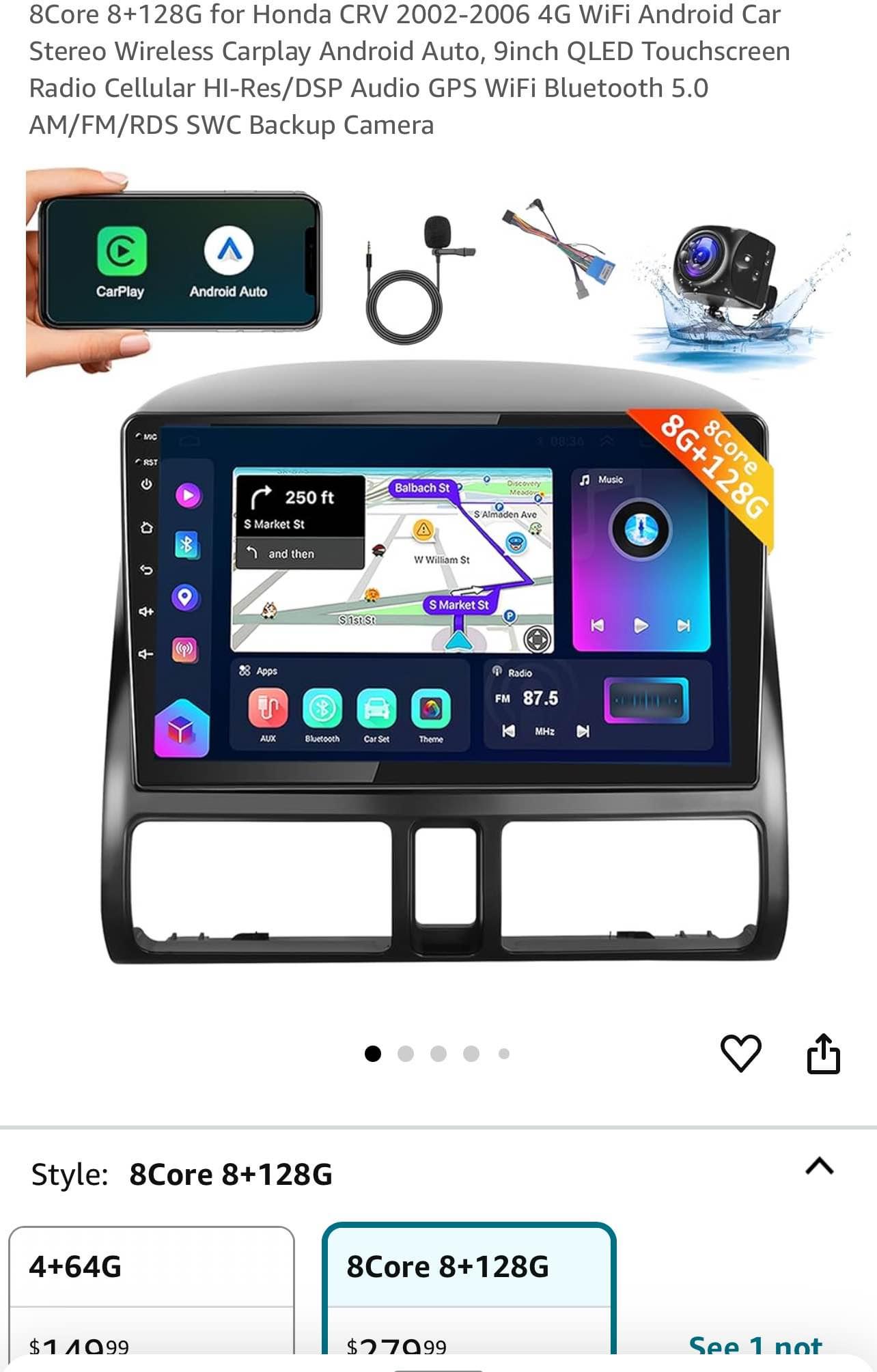 Honda Gathers VXM 165 VFi Apple carplay Fm Radio 99 Bluetooth and