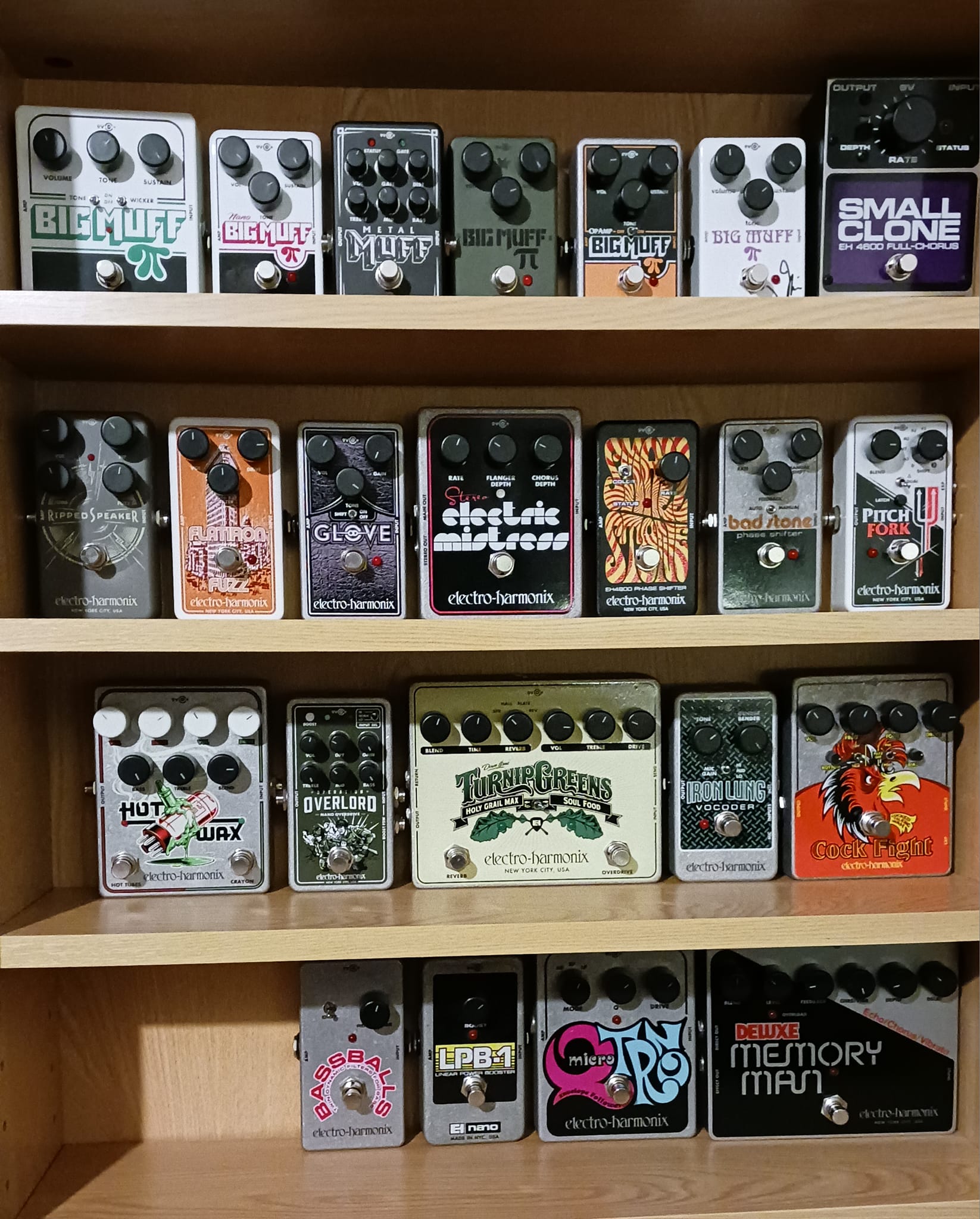 Vintage Electro-Harmonix pedal collection favorites