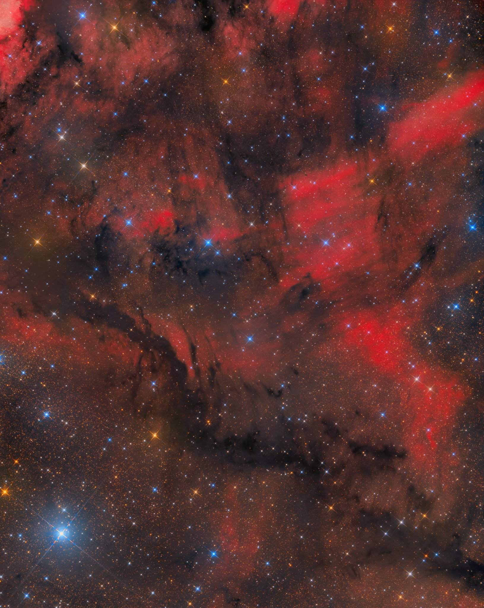 IC 5068 nebula in Cygnus constellation