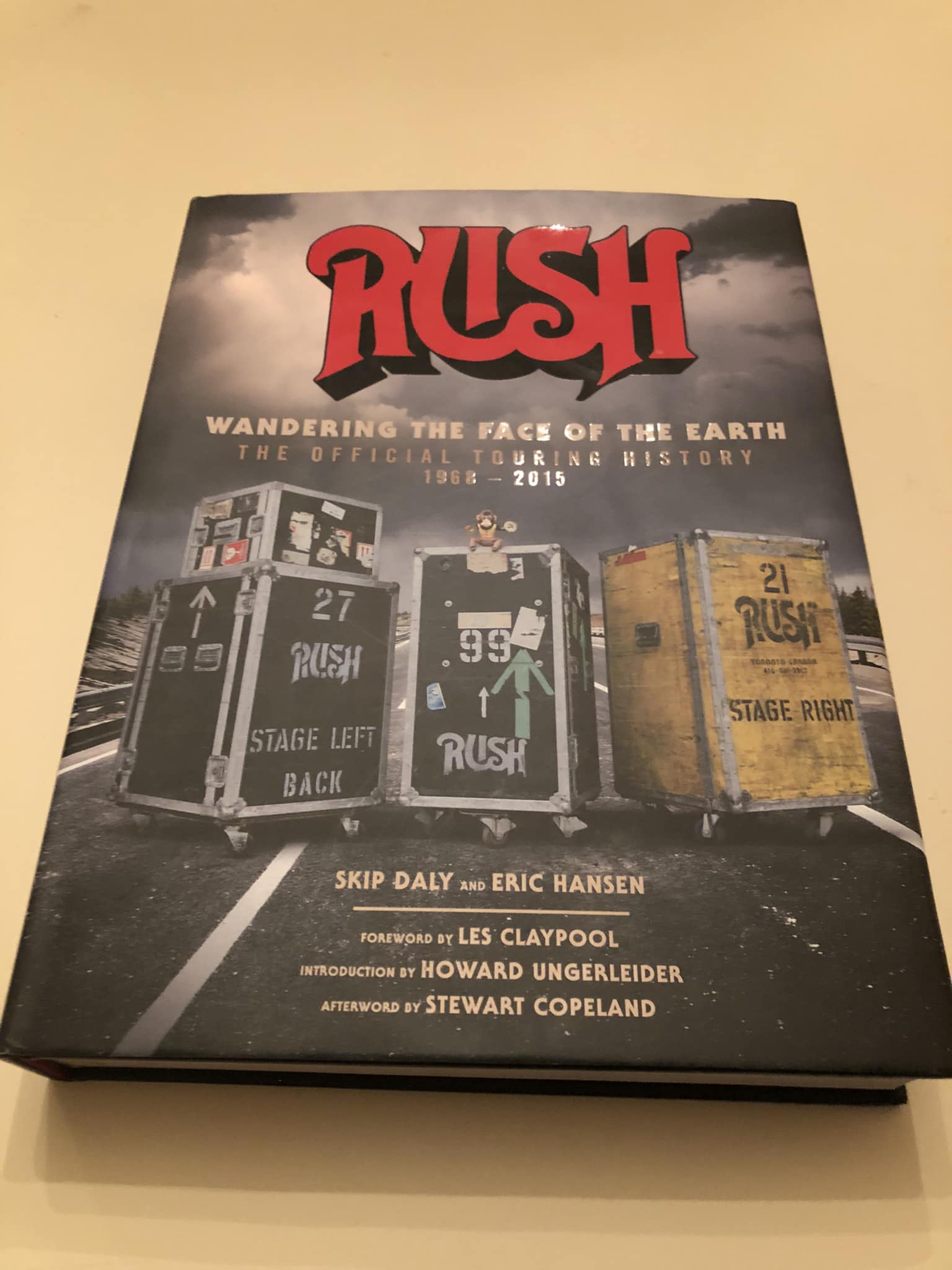 Rush official touring history book review