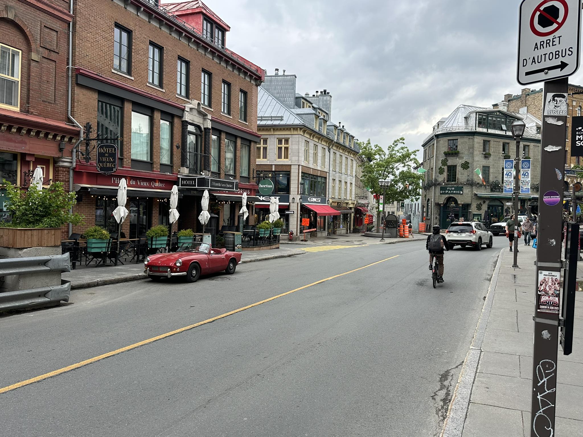 Returning to Rhode Island after Quebec trip