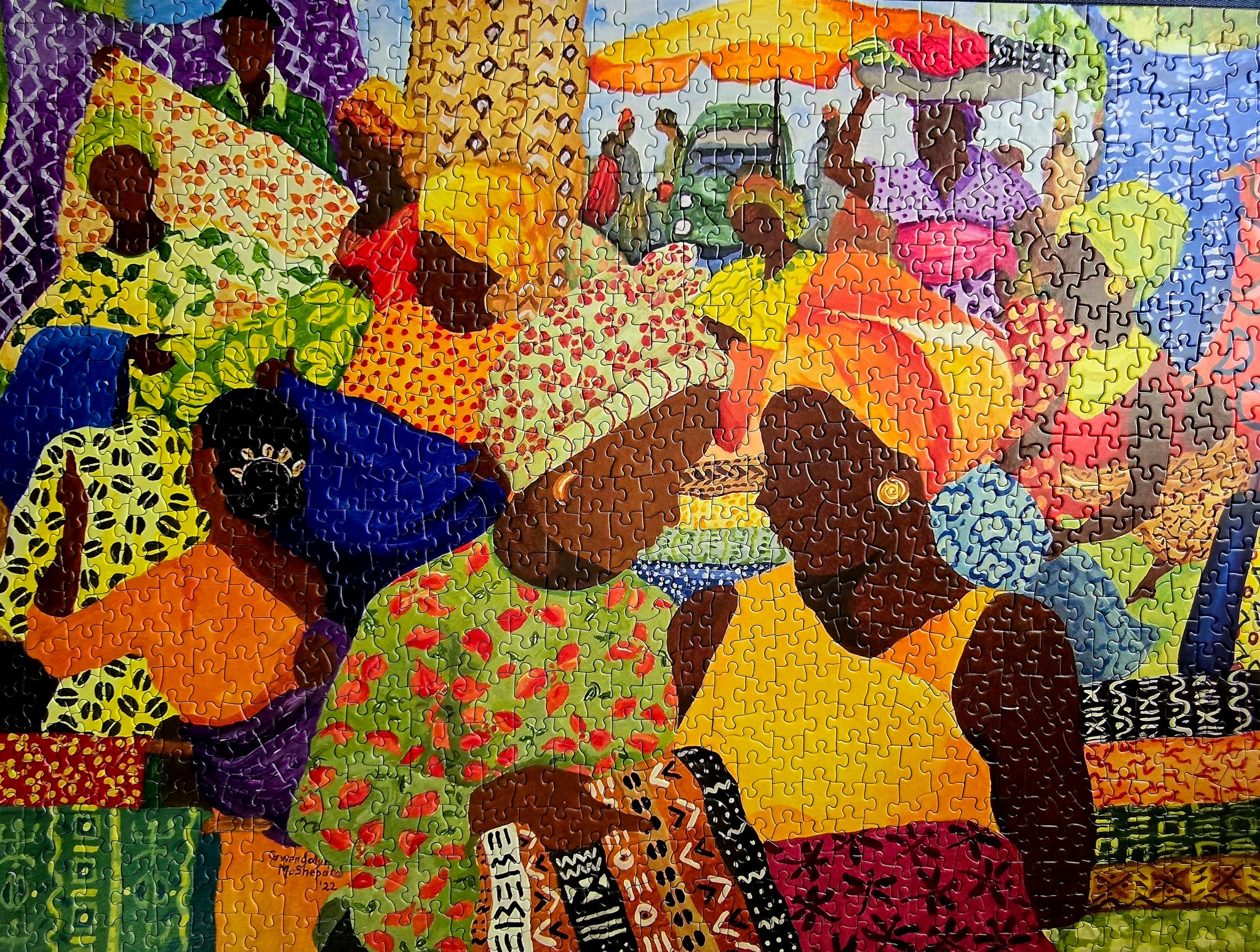 Gwendolyn McShepard 1000 piece SunsOut puzzle review