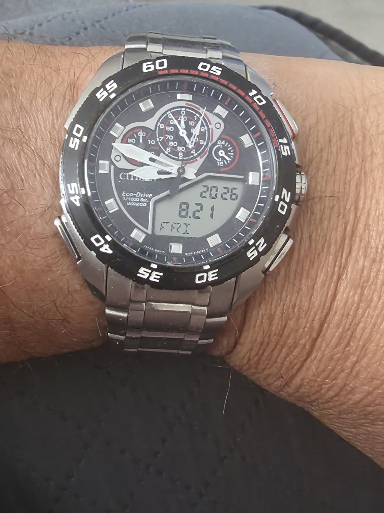 Enkei Racing Line chronograph watch