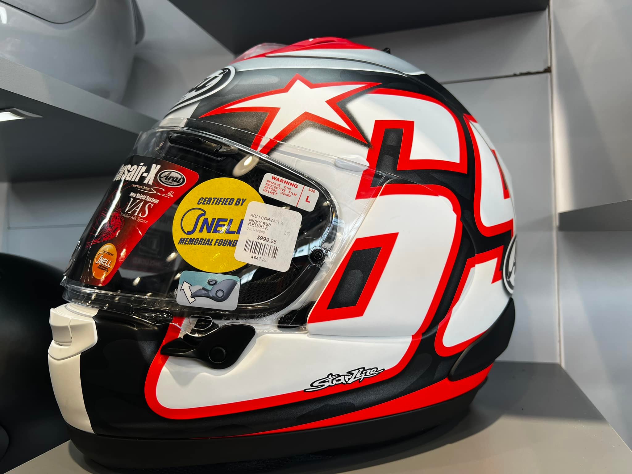 What visors are compatible with Arai Corsair X helmets?