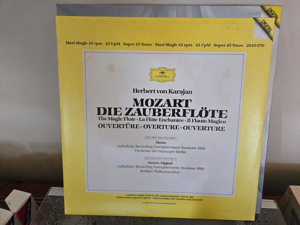 Herbert von Karajan's 1938 and 1980 Magic Flute recordings
