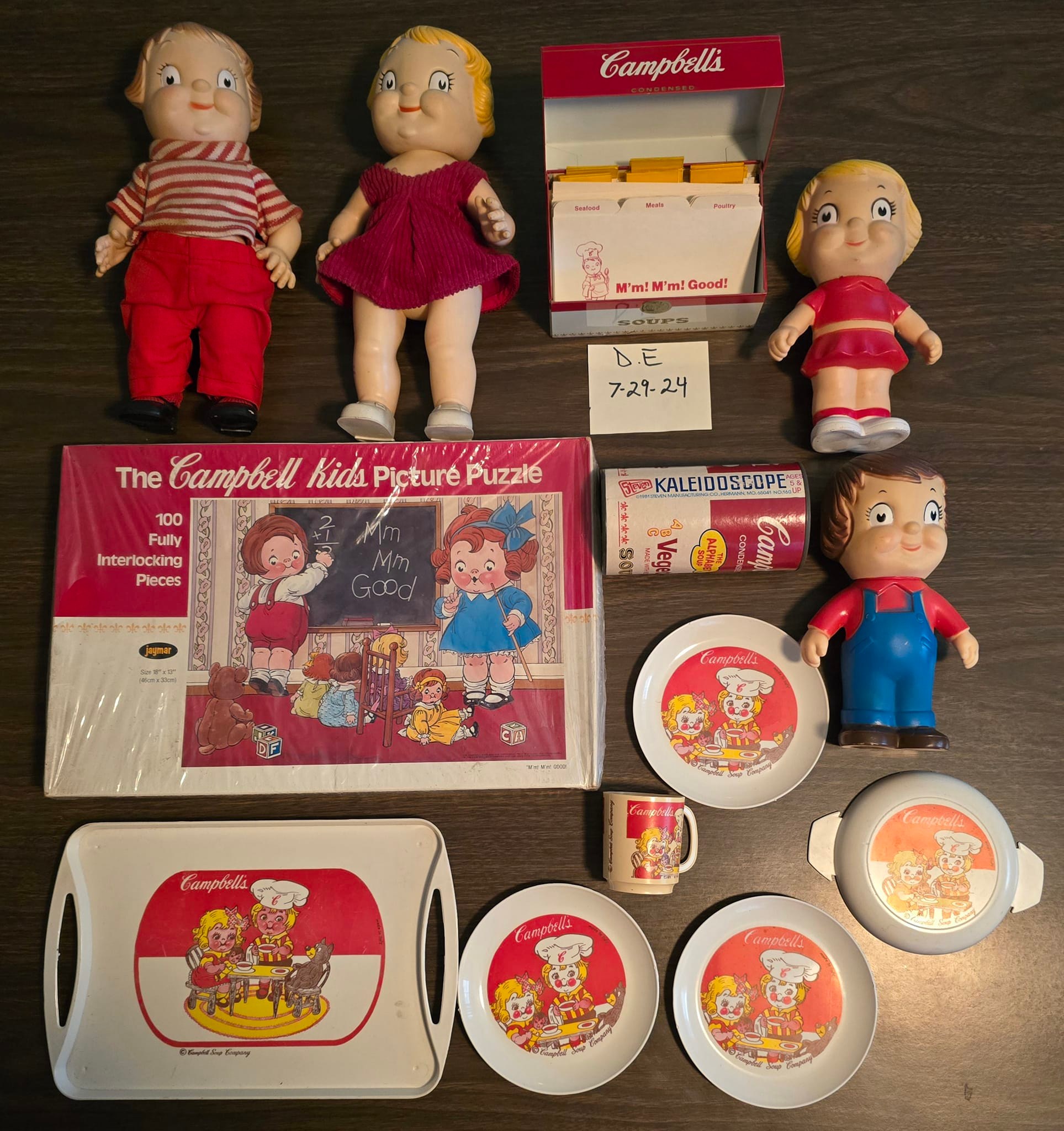 vintage campbell's soup kid collectibles