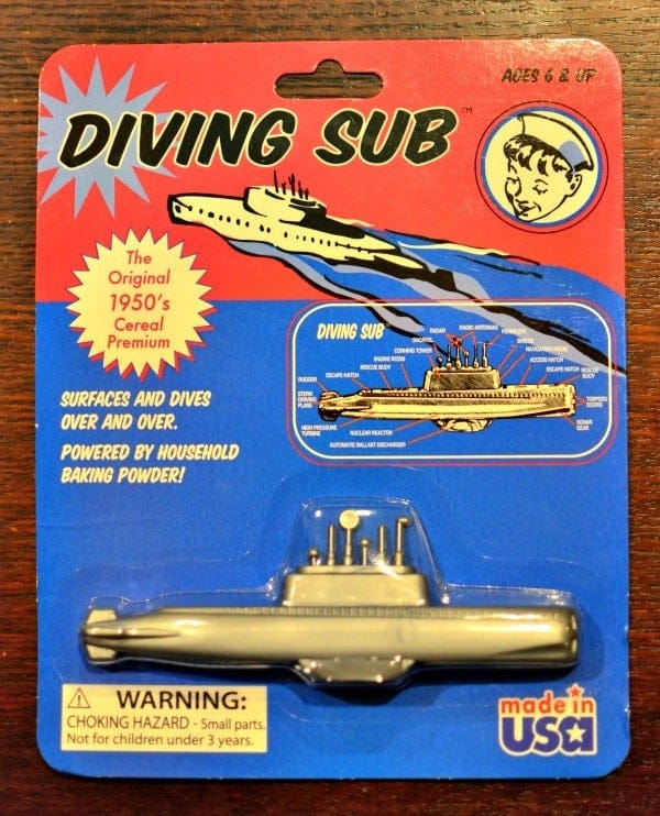 Do you remember the baking powder diving submarine toy?
