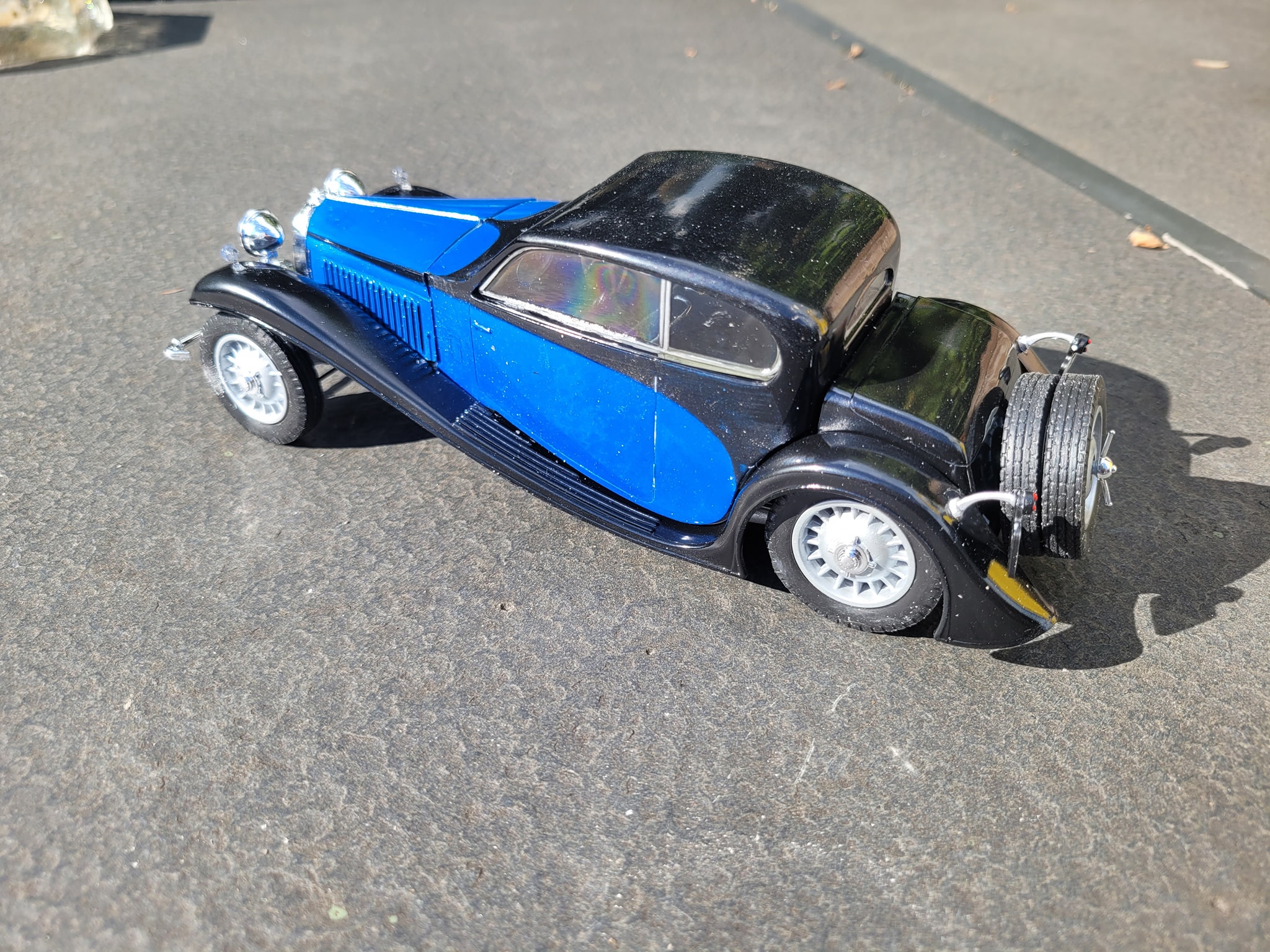Bugatti T50 scale model build details