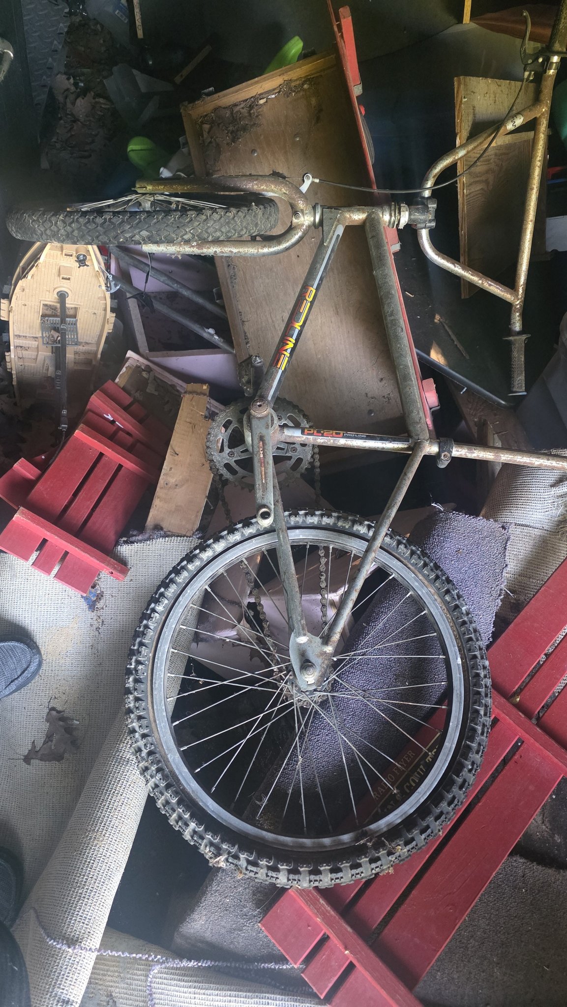 1985 PL20 BMX bike for sale with flight cranks and CW bars