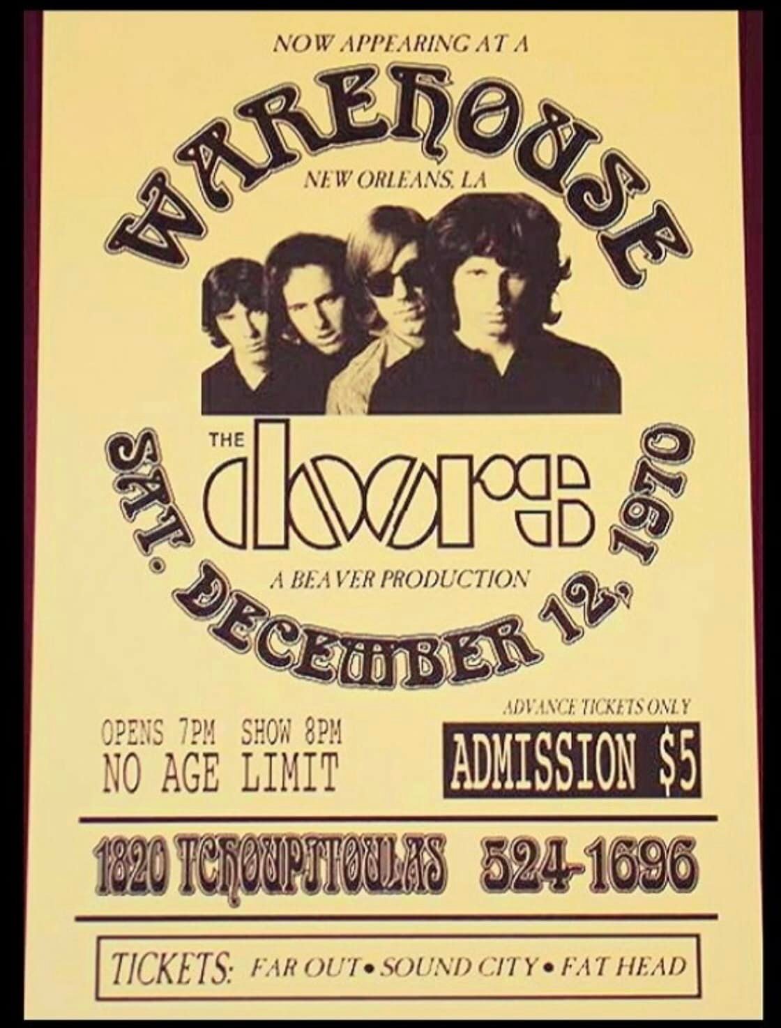 The Doors' Last Performance with Jim Morrison in New Orleans
