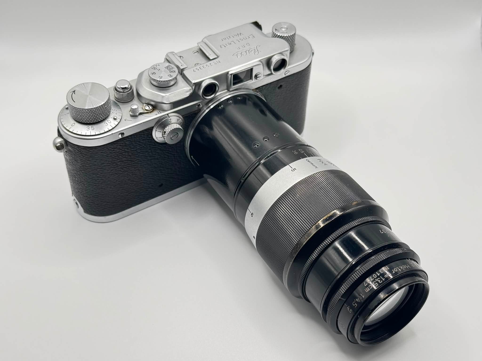 Leica III serial number 293357 production year 1938
