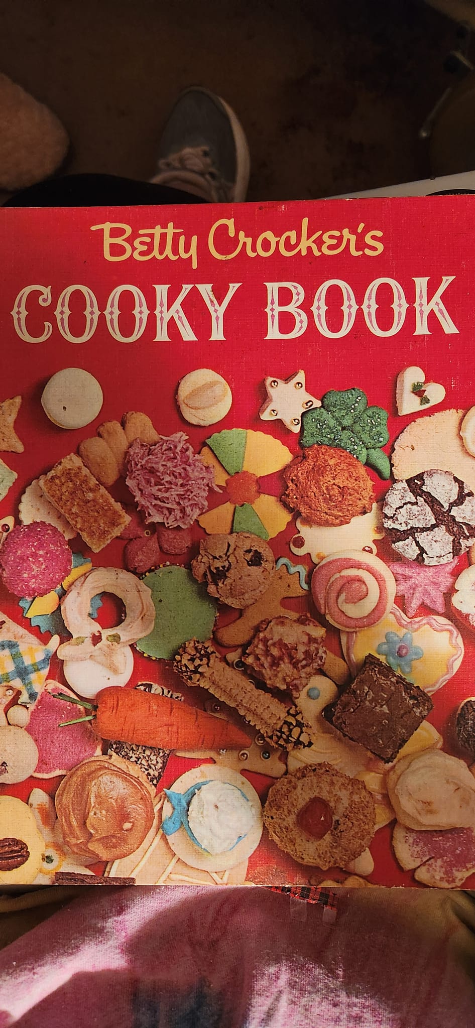 Vintage Betty Crocker's Cooky Book found with treasured notes