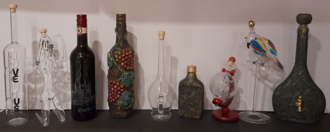 Flaschenkunst-Design
