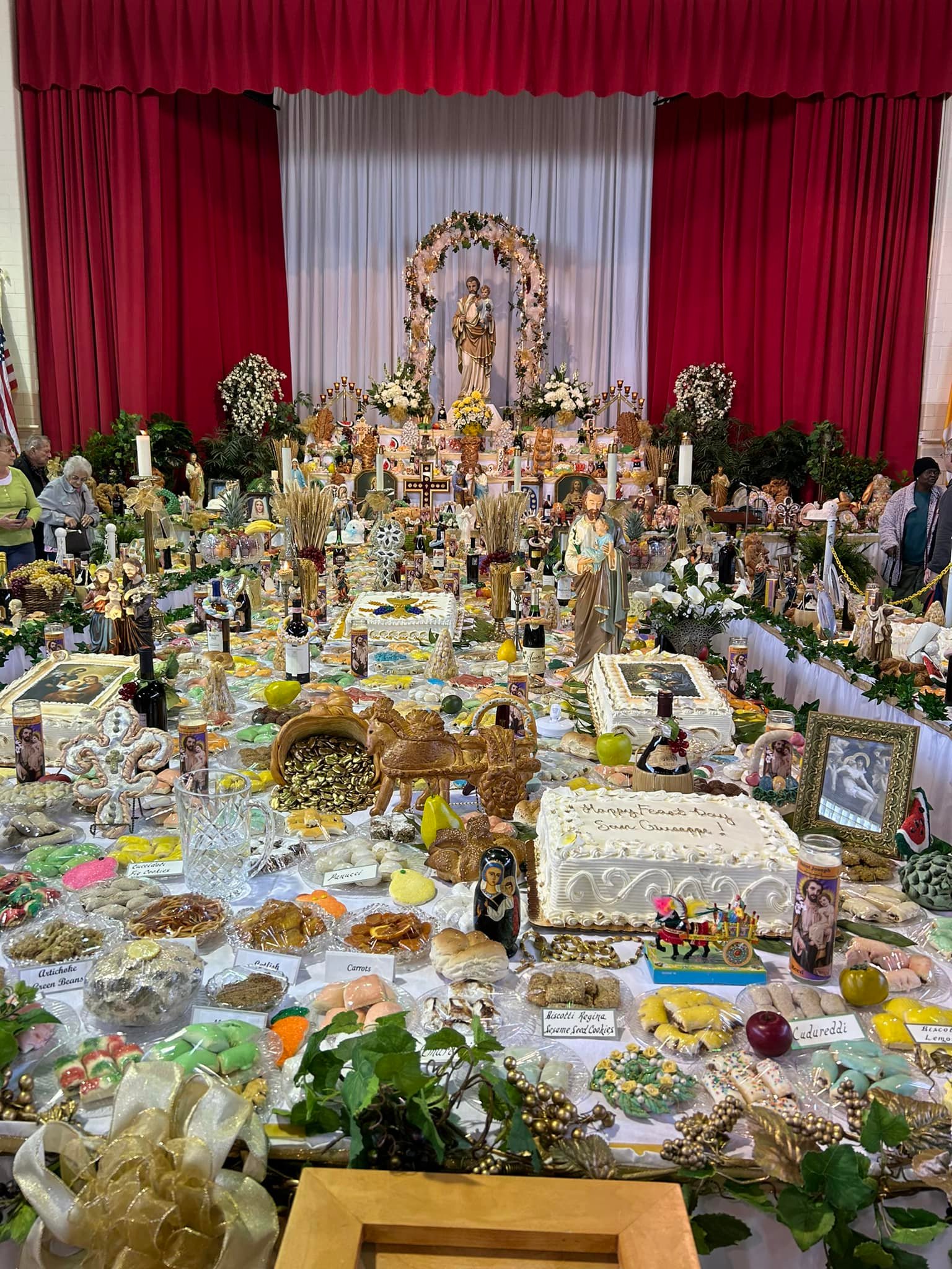 St Joseph altars in Gretna, Louisiana