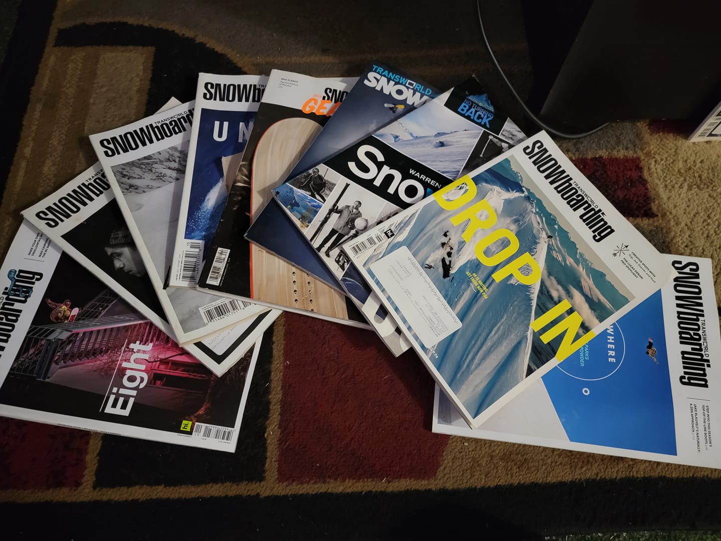 Snowboarding magazines from the 90s