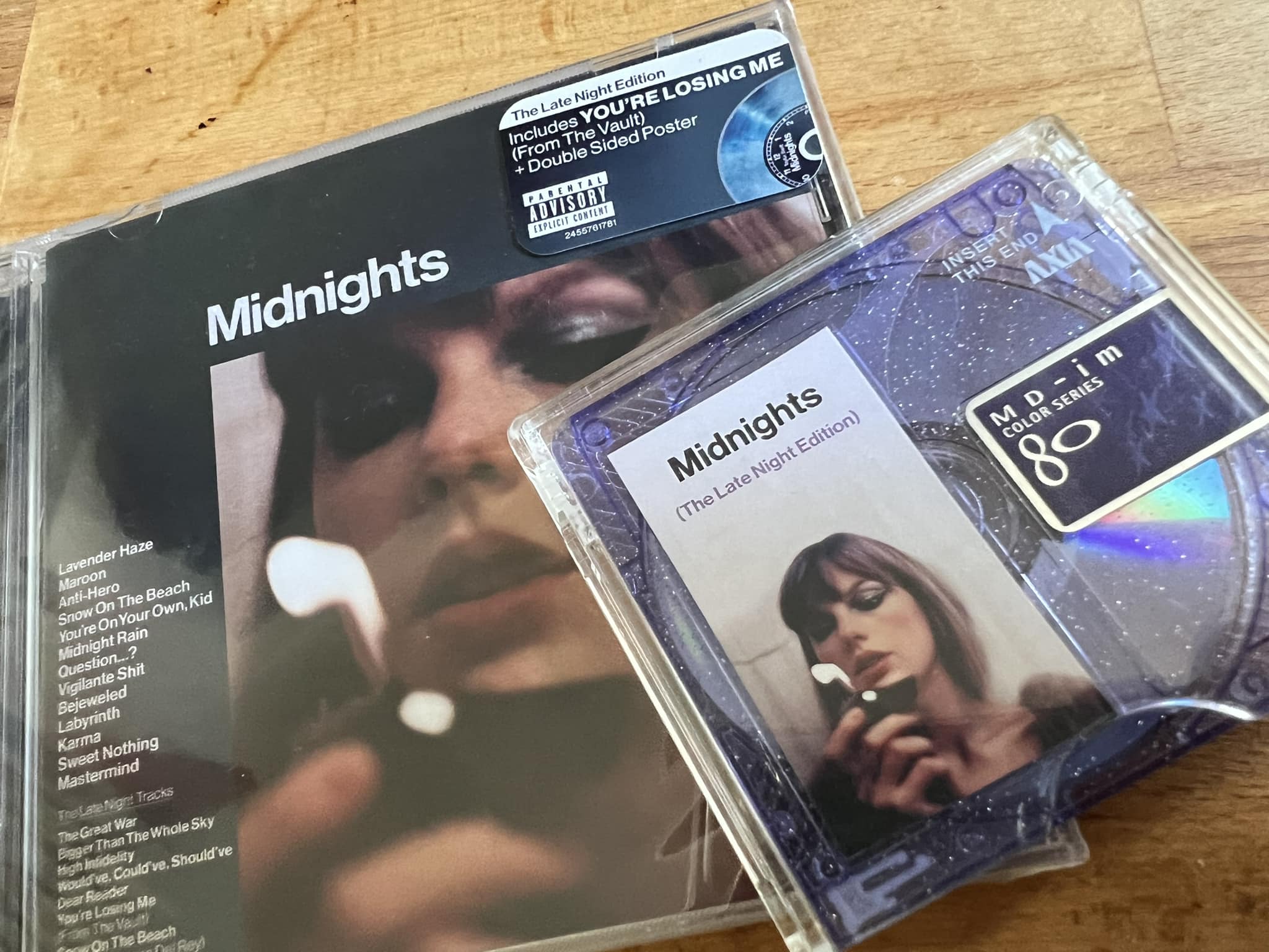 Taylor Swift's Midnights: The Late Night edition found in Japanese
