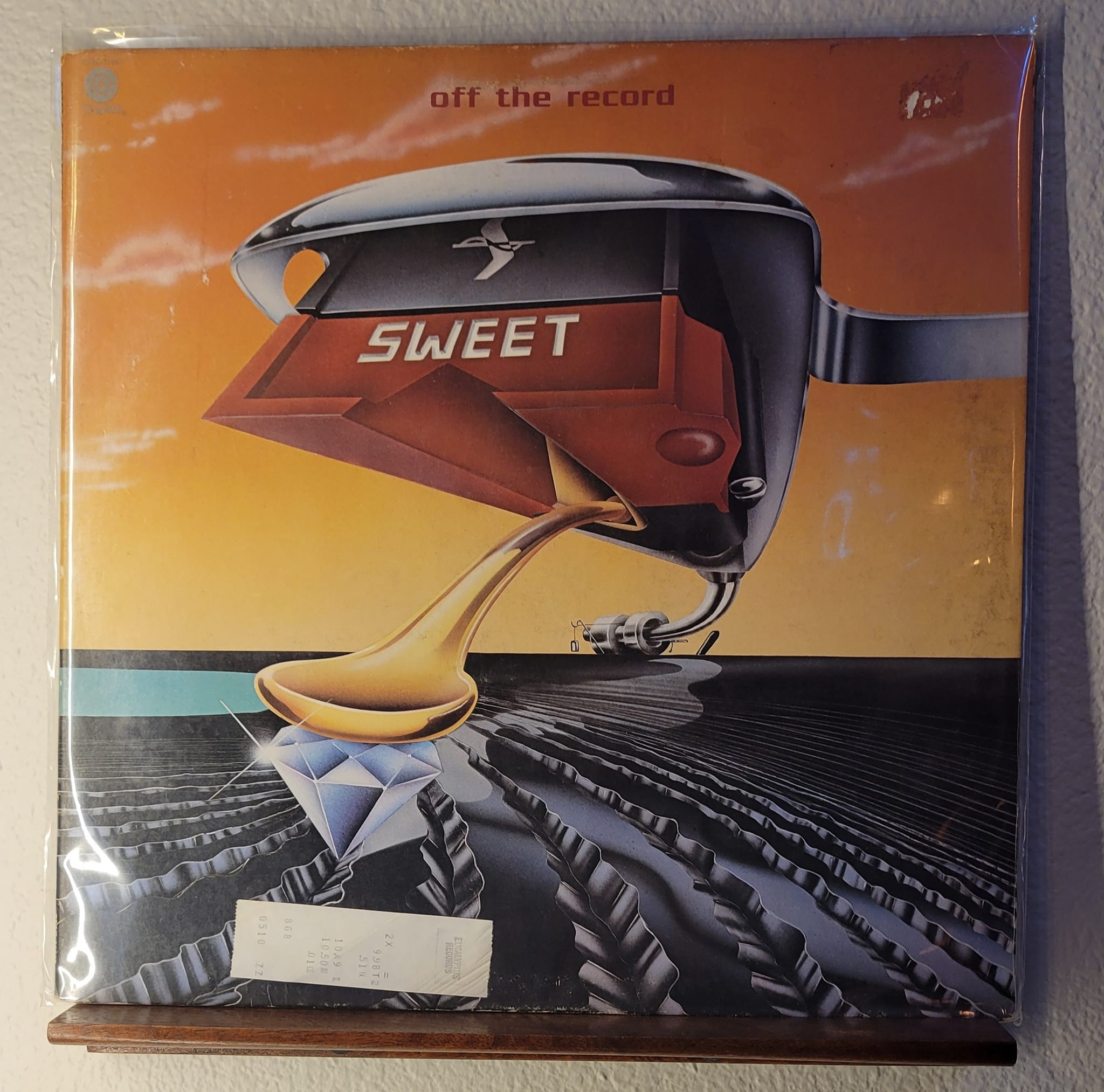 Why does Sylvia's Sweet Stuff album have a misleading cover?