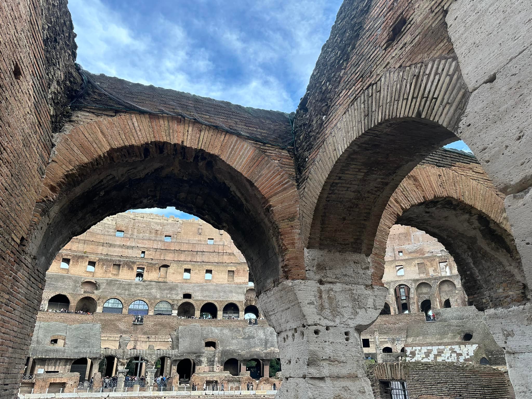 Finding Roman numerals at the Colosseum relatable