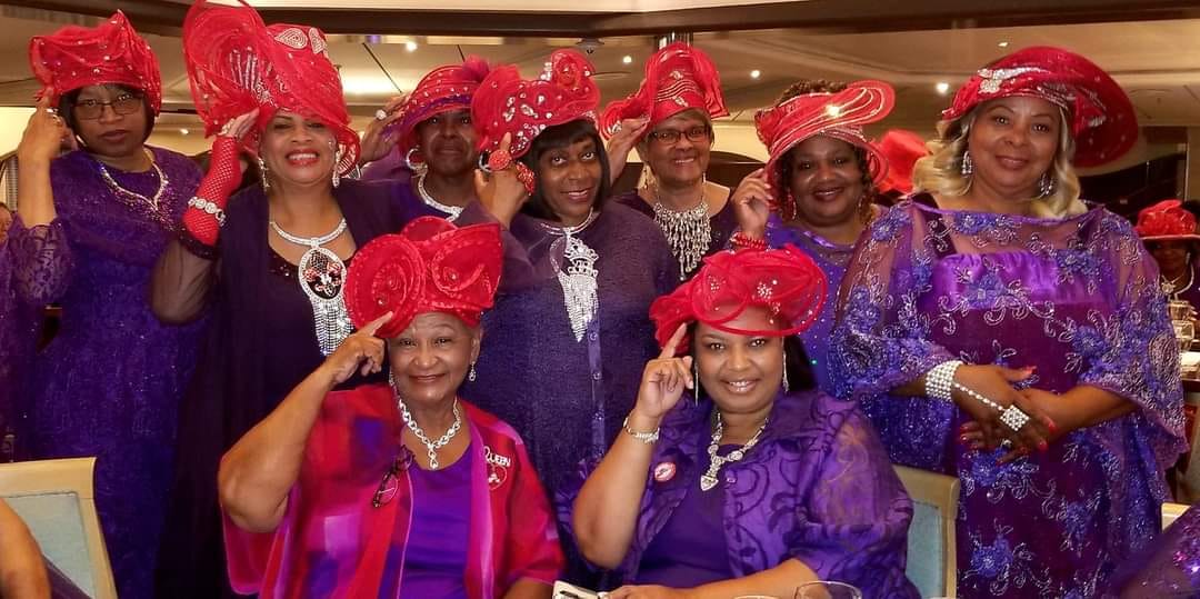 red hat purple dress ladies Society Near Me Riviera Royals Red Hat merchandise red hat society