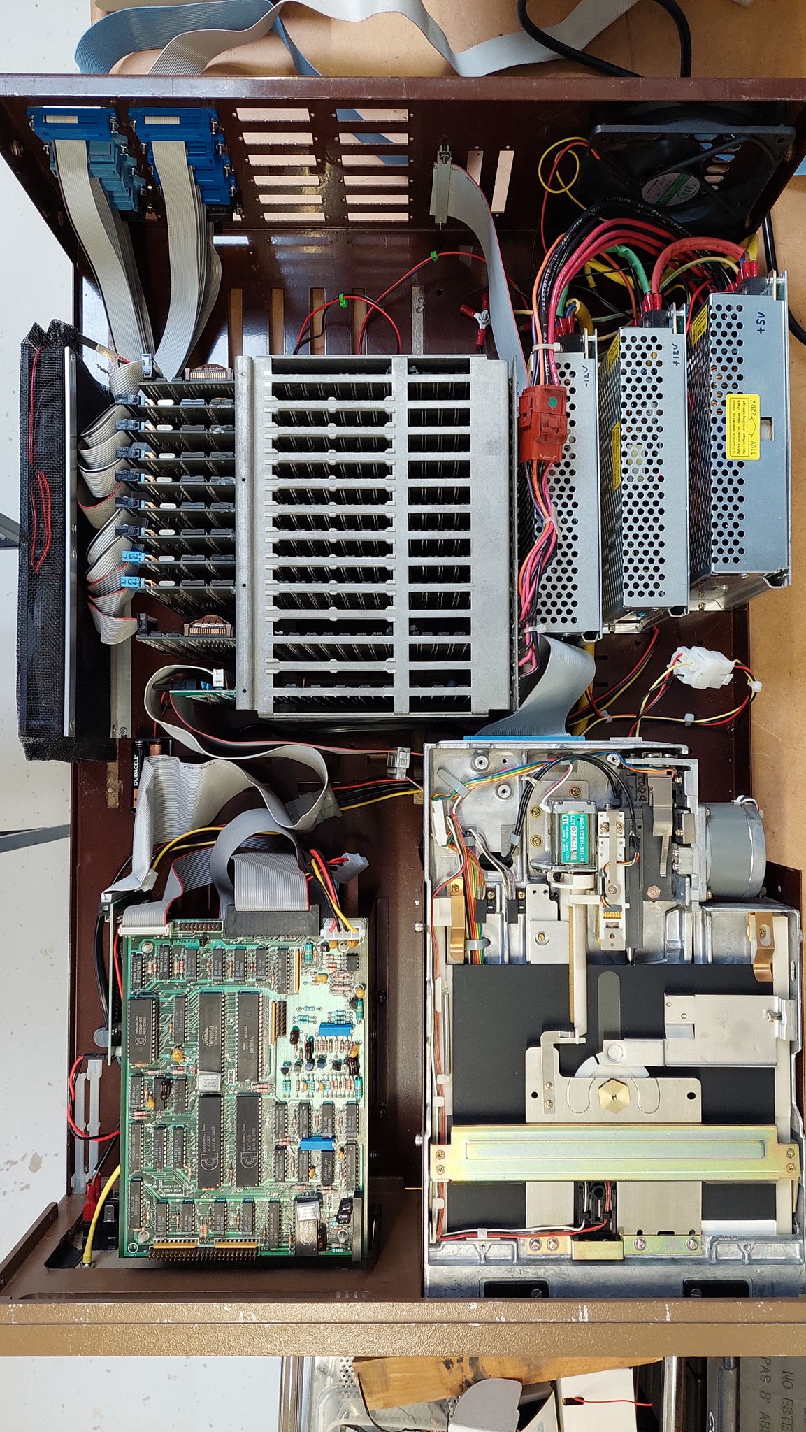 10 processor STD bus TurboDOS 1.4 system with Z80 slaves