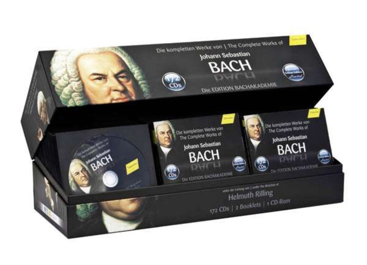 My cd box of J. S. Bach, called Bach Edition.