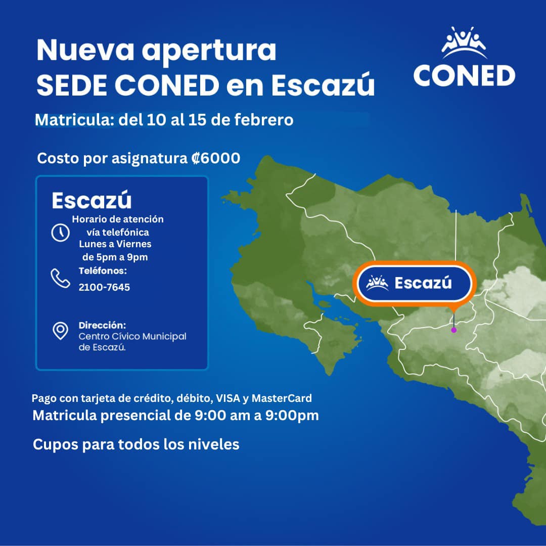 Información de la Universidad... - Municipalidad de Escazú