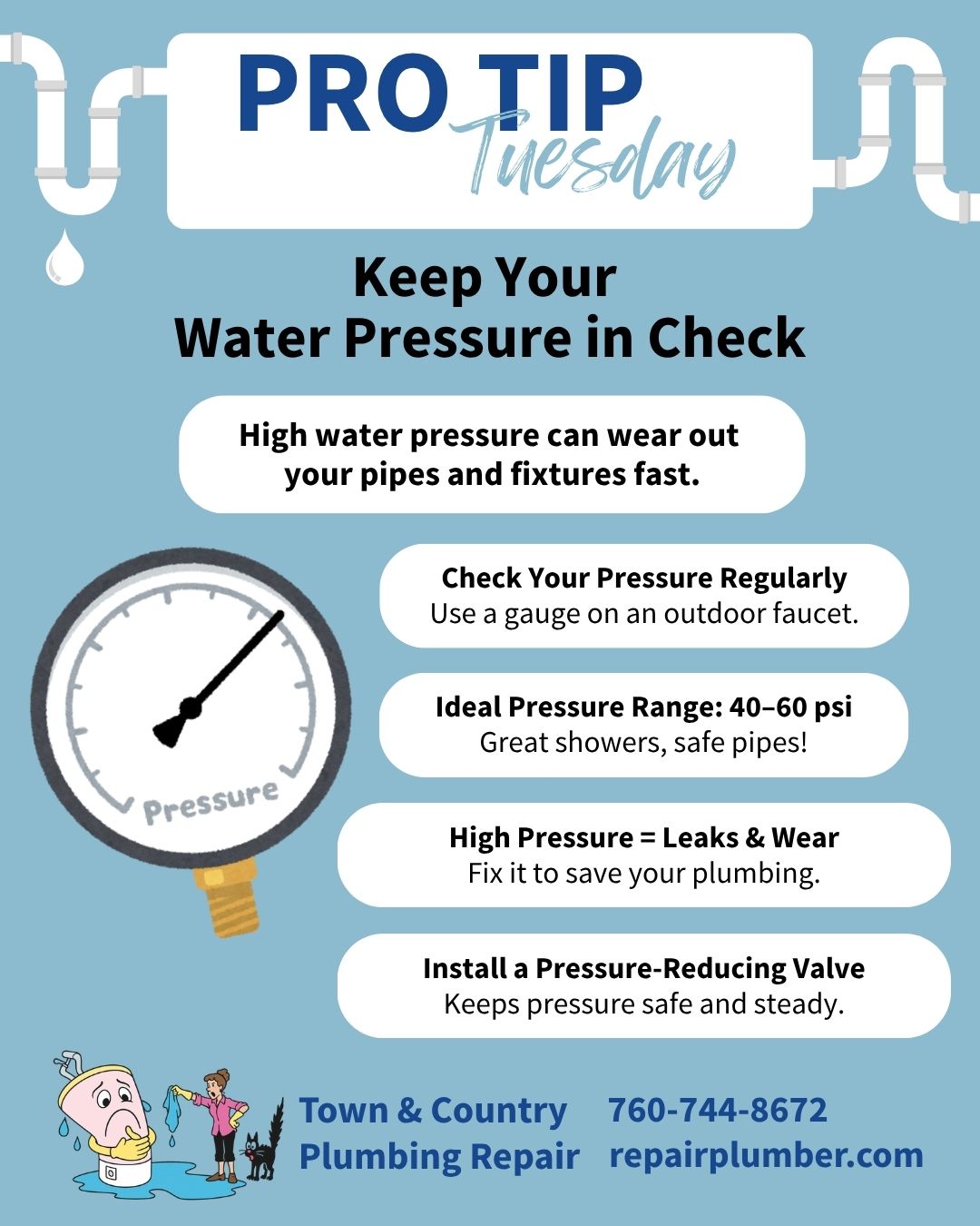 🔧 Pro Tip Tuesday 🔧 Keep... - Town & Country Plumbing Repair | Facebook