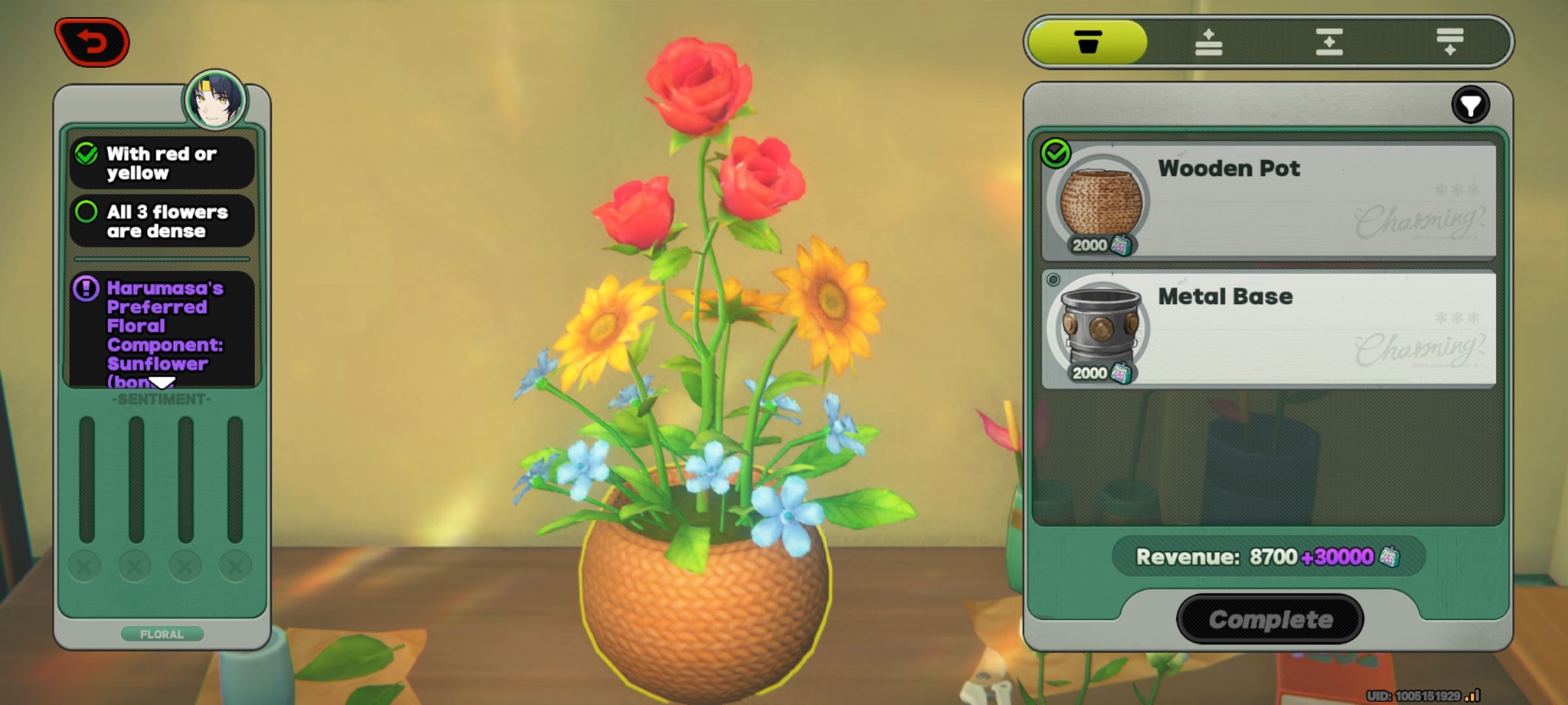 Haru＊Flower／ What am I doing wrong with Haru's flower option in Zenless Zone Zero?