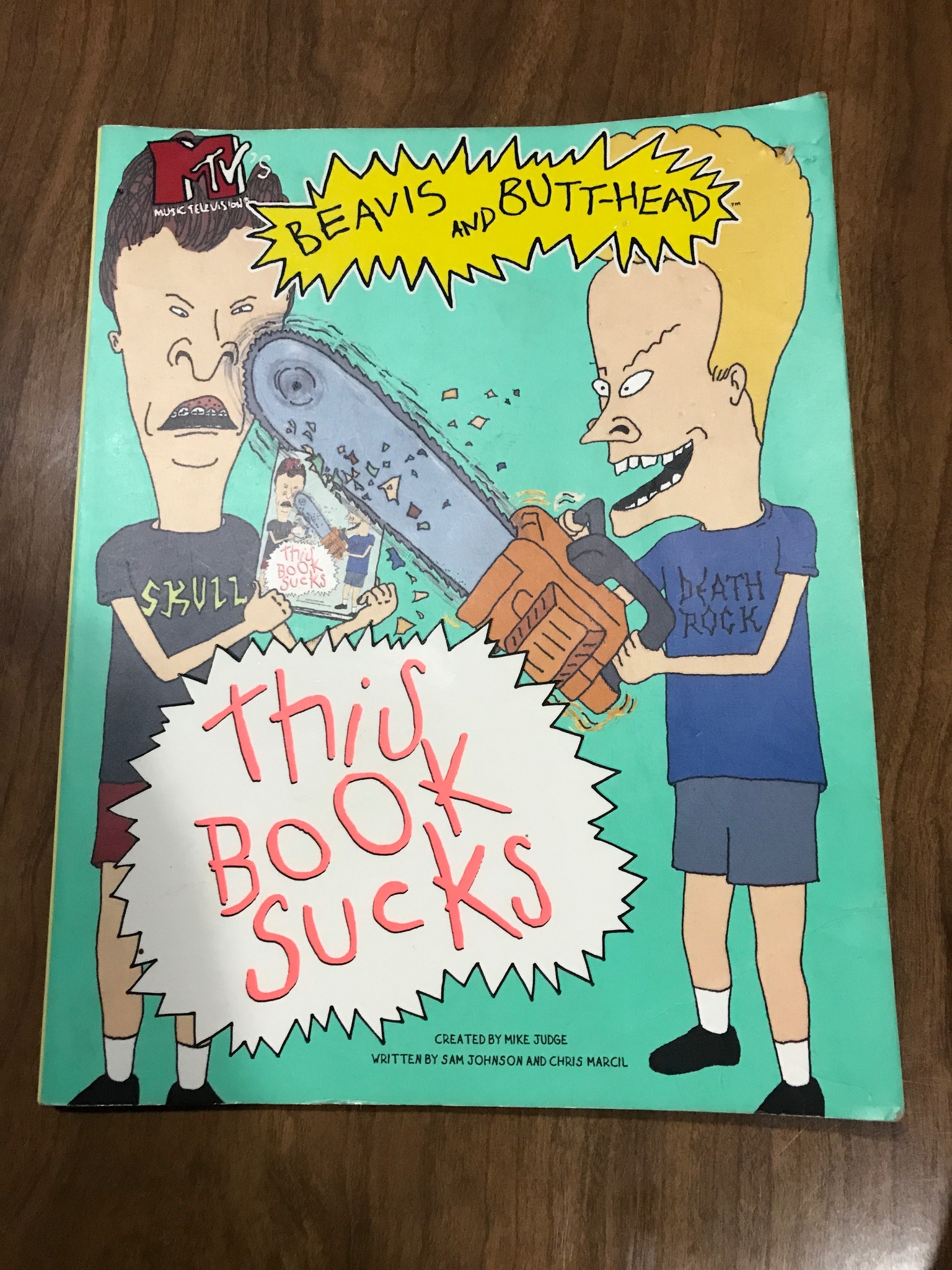 Finding old Beavis and Butthead book from 2005