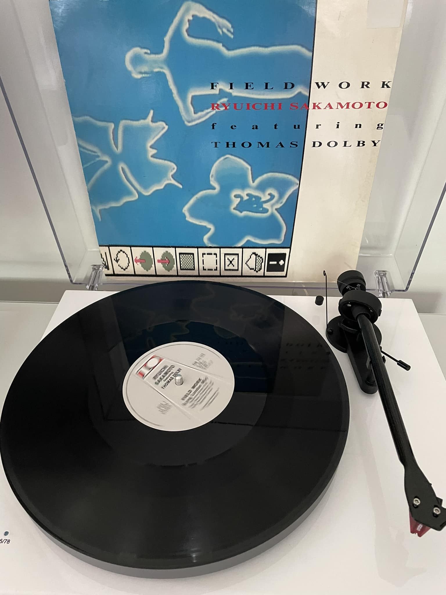 坂本龍一 FIELD WORK サイン入り 12インチ Ryuichi Sakamoto and