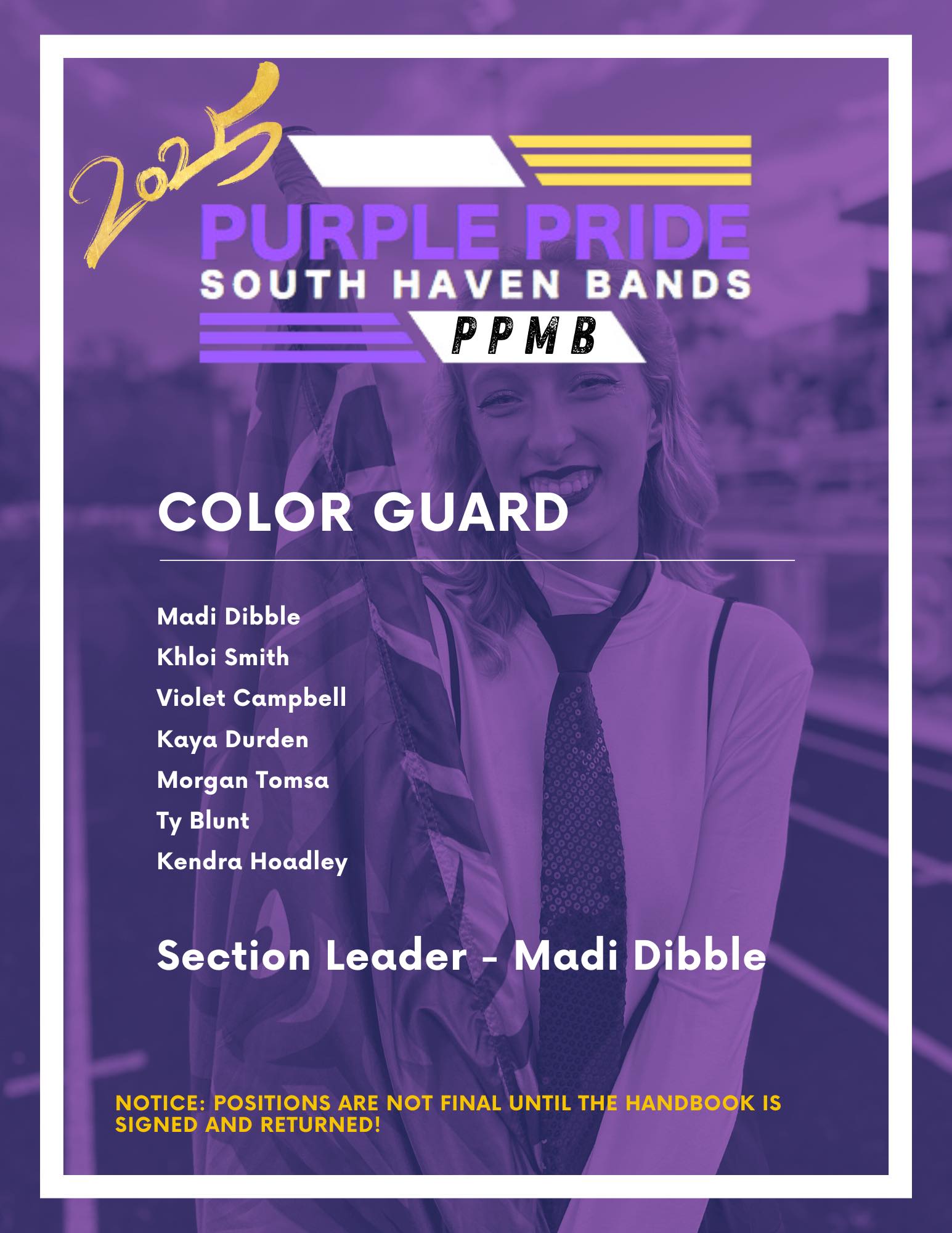 Temple University Color Guard 2025 | Facebook