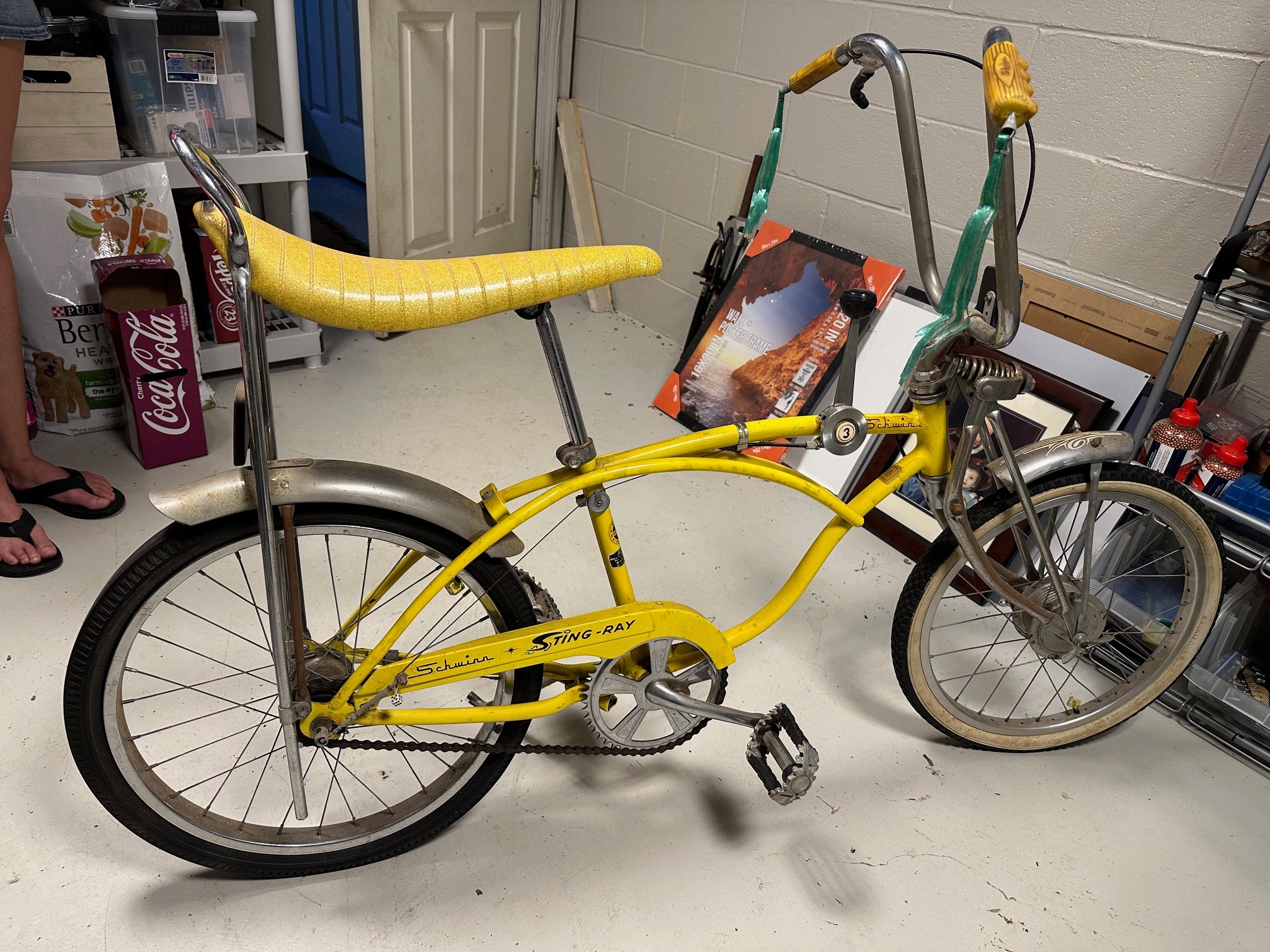 1974 Schwinn Stingray with rare Atlanta BMX history parts