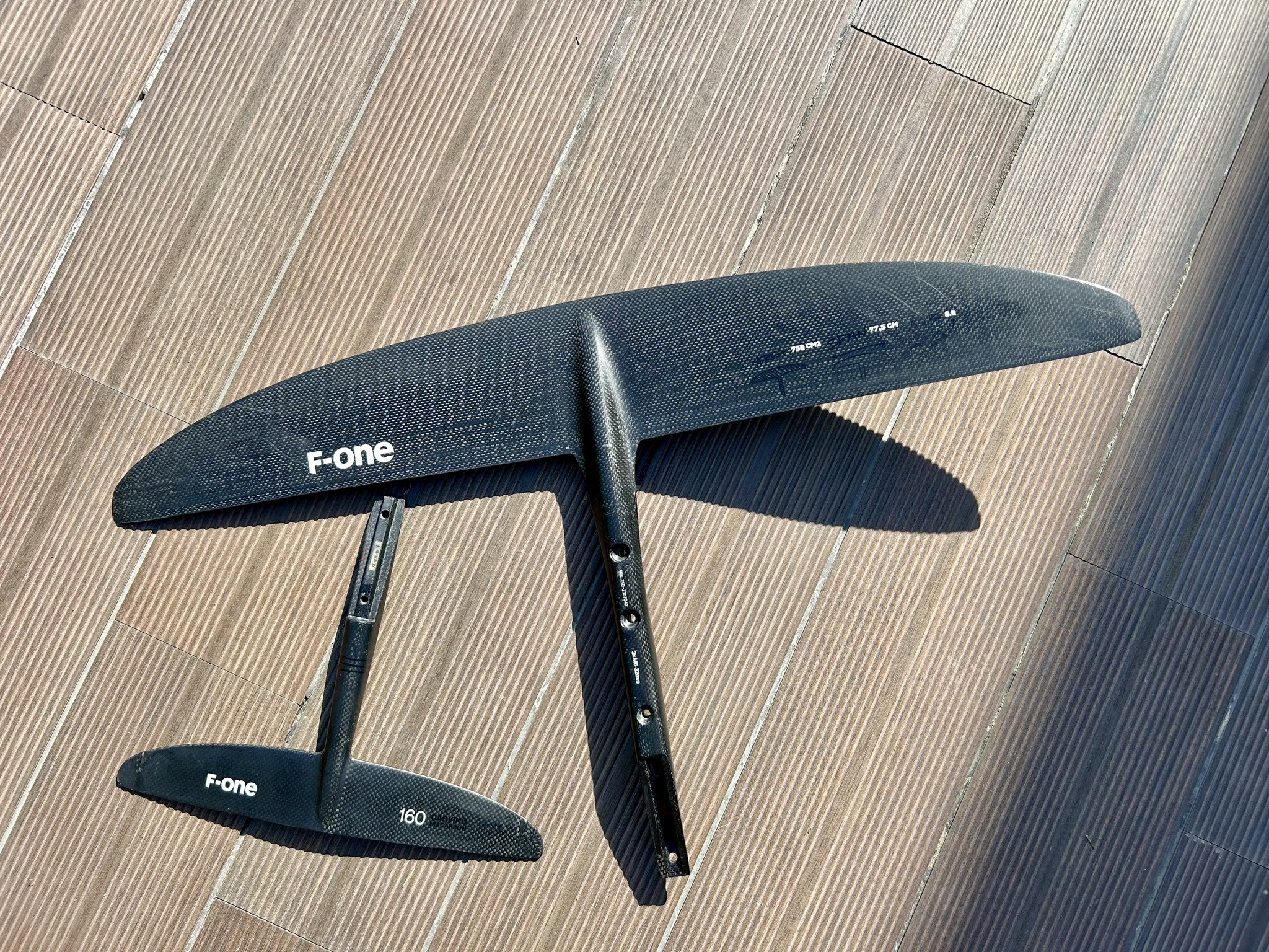 F-One 160 Monobloc Carving HM Carbon stab xxxs $280 obo