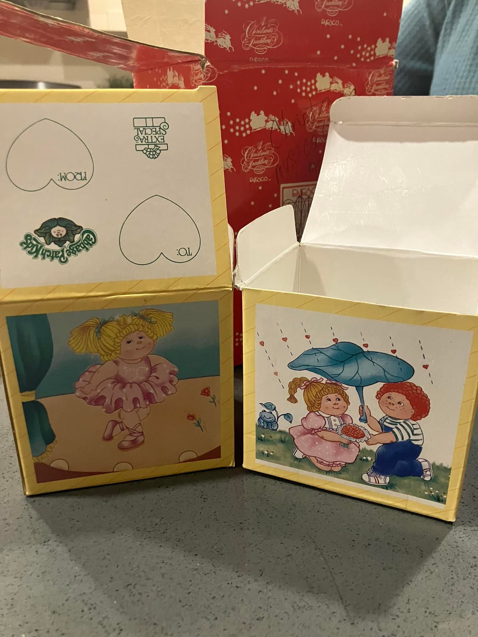 Vintage Cabbage Patch Kids mugs from the 80s and 90s