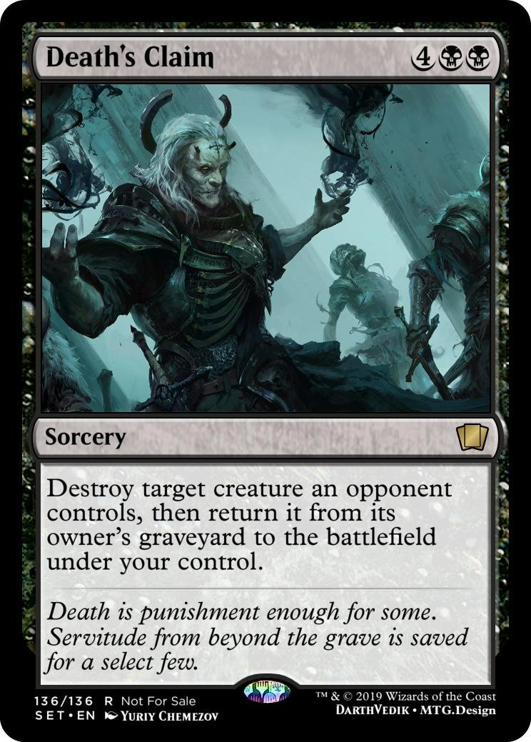 mtg black return card from graveyard Magic The Gathering - Resourceful (070/184) Then exile it.) Legal in Standard, Rules Text: