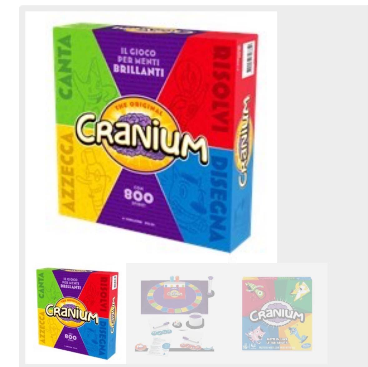 Cranium - Gioco Da Tavolo Jumbo Completo, Edizione Con Impastatrice, Usato Ma Buone Condizioni