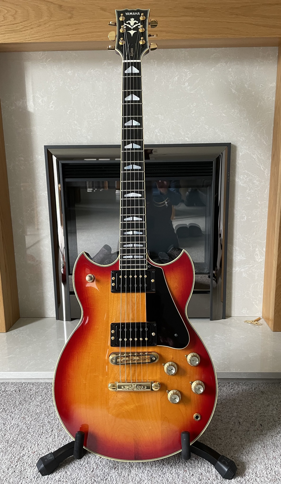 Yamaha SG2000 guitar restoration and upgrade