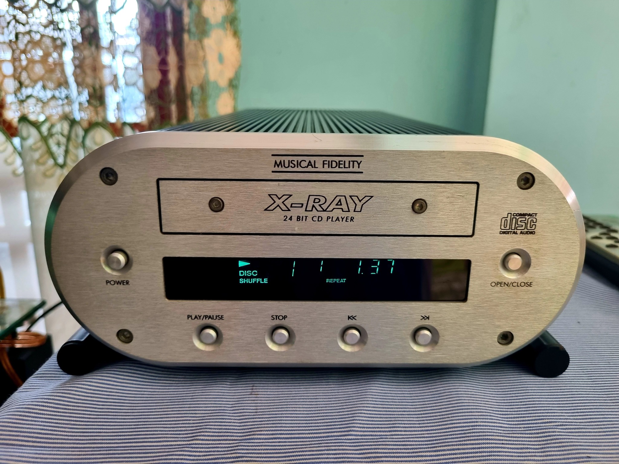 MUSICAL FIDELITY X-RAY 24 Bit CD PLAYER. For sale.0718 330 382 