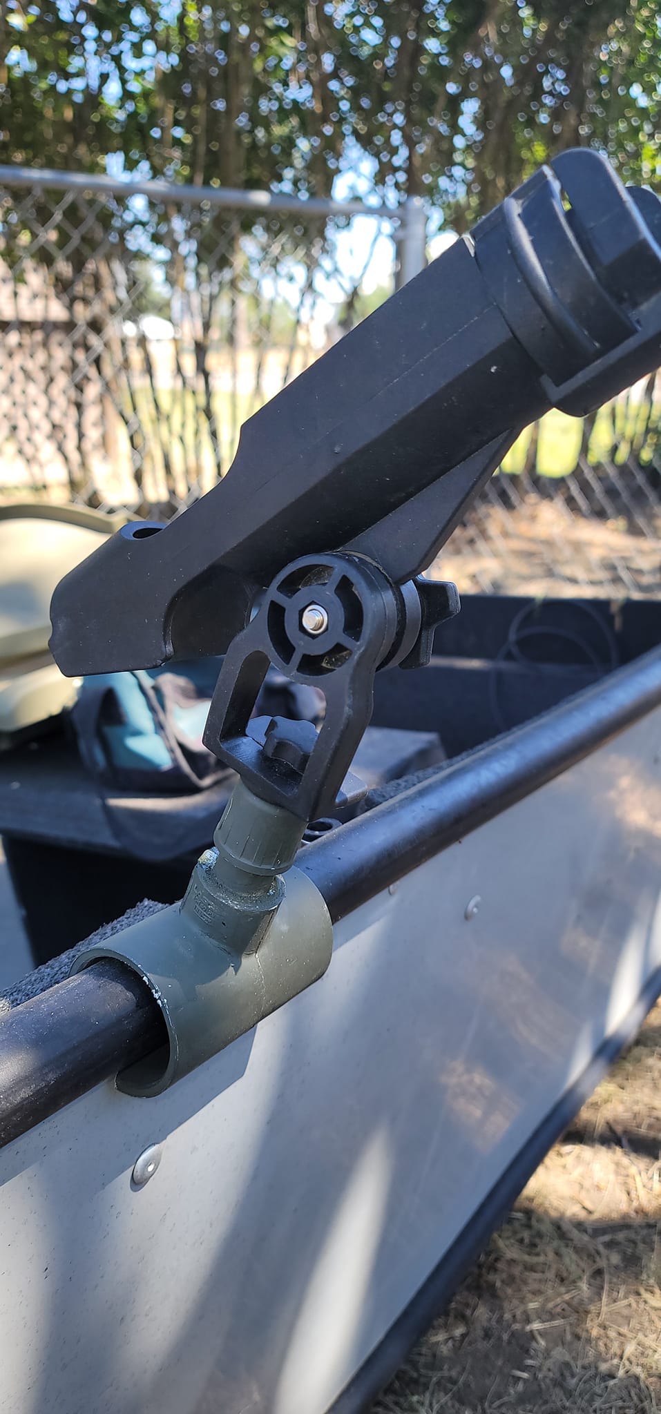 clamp on fishing rod holders pvc Dev RB-100 Extra Holder Tacos Stainless Steel Clamp Clamp Cabelas Fishing Rod Holder