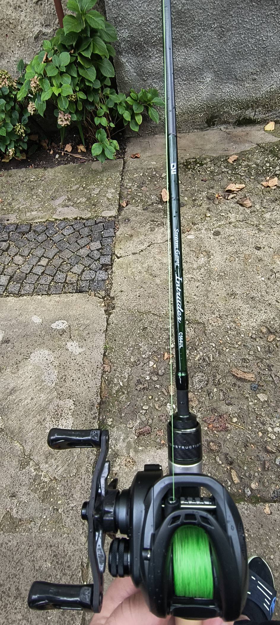 TSU Stream Game Intruder C564UL Practicing ultralight casting with
