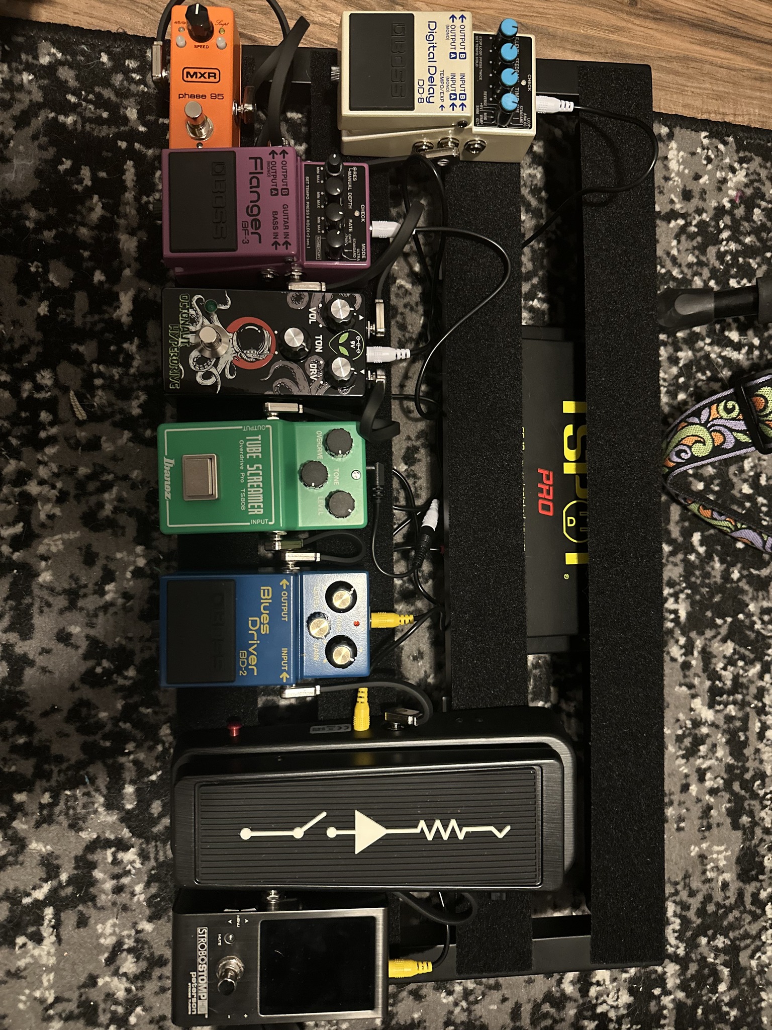 Introducing my hand crafted pedalboard for gigs