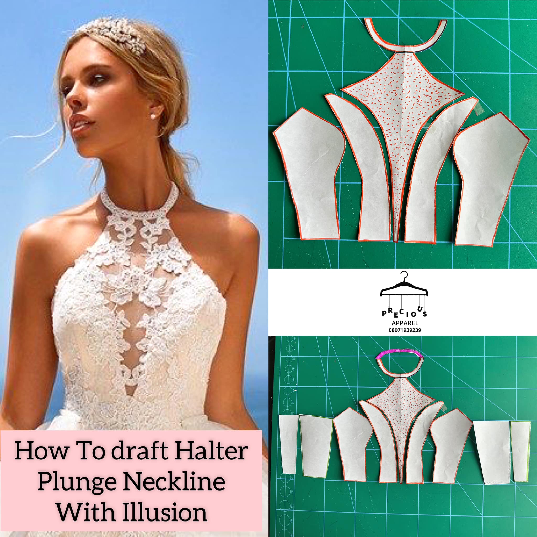 how to draft halter neck dress It's time for our free paper illustration dear fashion enthusiast. Today, we will be learning an neckline Halter neckline was designed by Bill Travilla. This neckline as a Yellow Dresses
