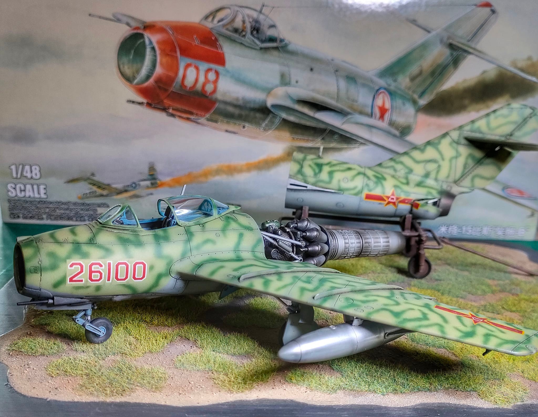 Mig-15 bis model building progress