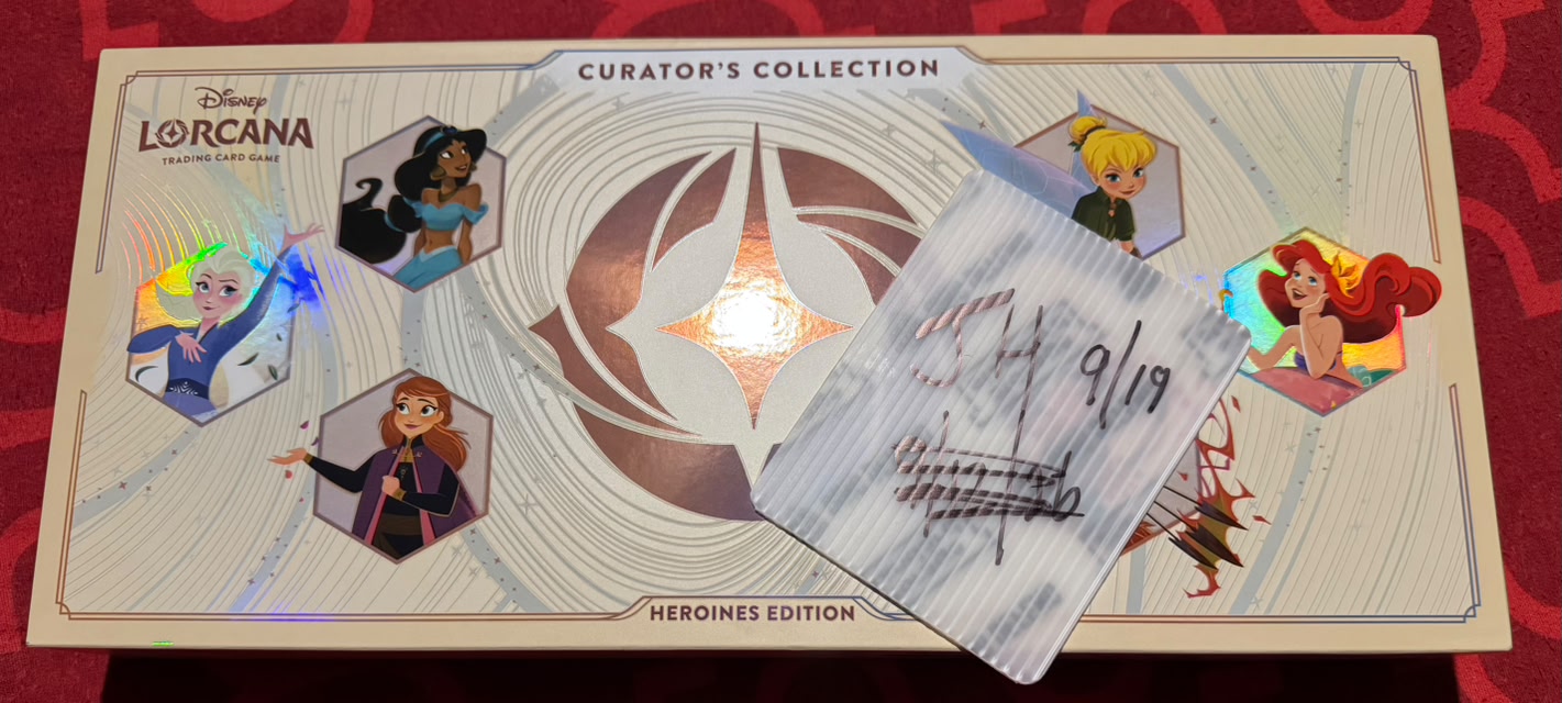 Disney Lorcana Trading Card Game Curator's Collection Heroines