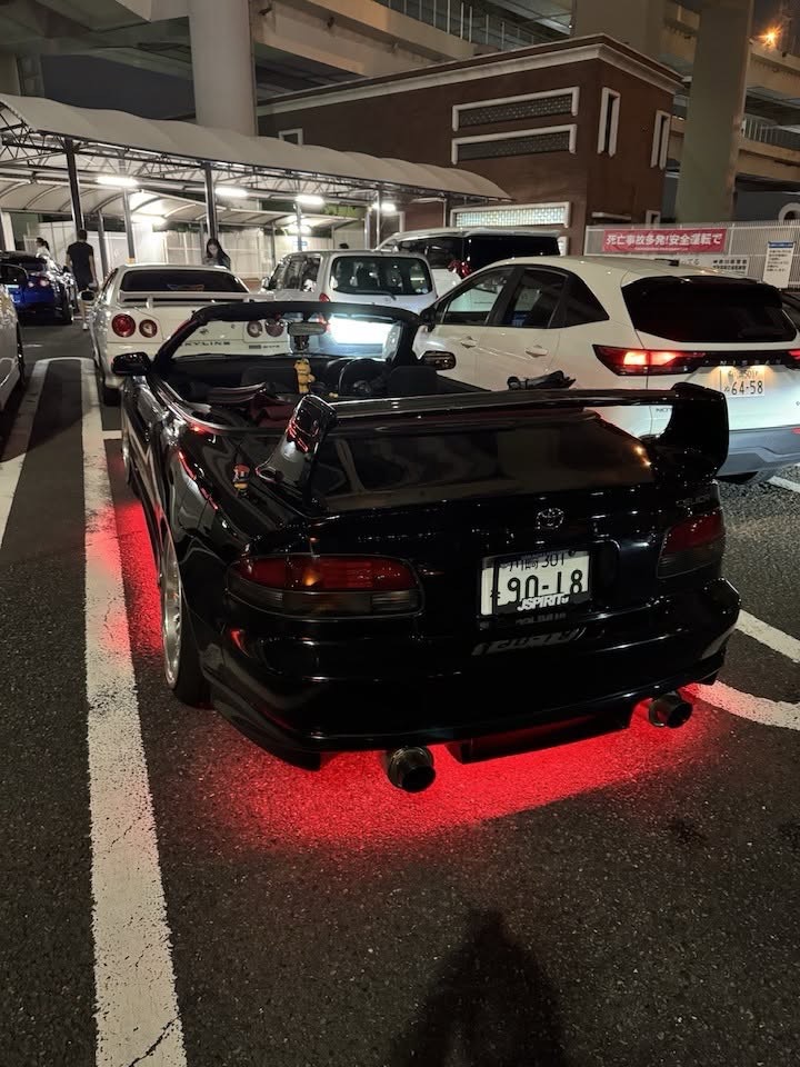 JDM car meet outside Tokyo の江量 家 319° ا 나어 千種 保田Q口 眼得