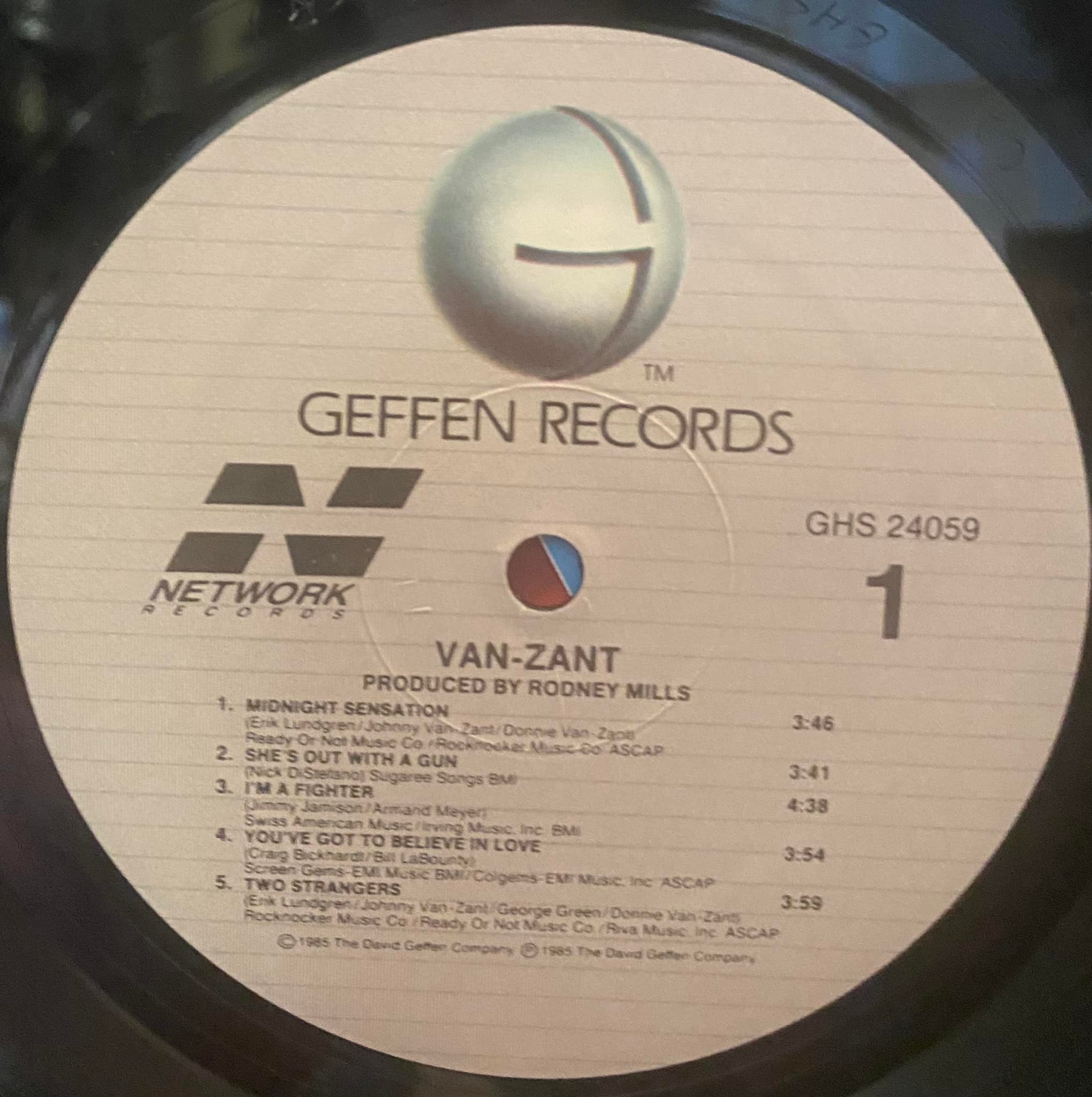 What is the history of the album Van Zant from 1985?