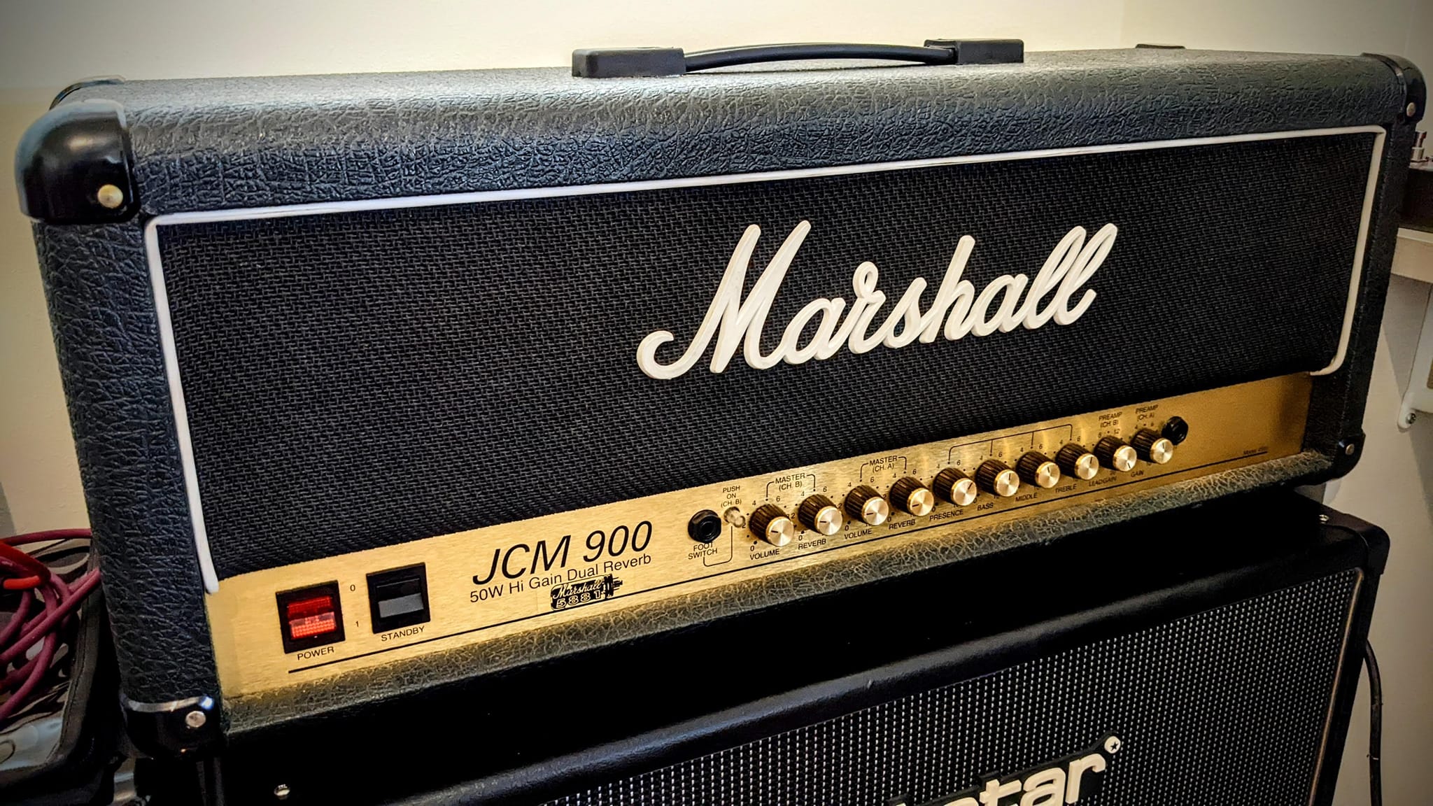 Hi all , my Marshall JCM 900 (4500). 1991 😉