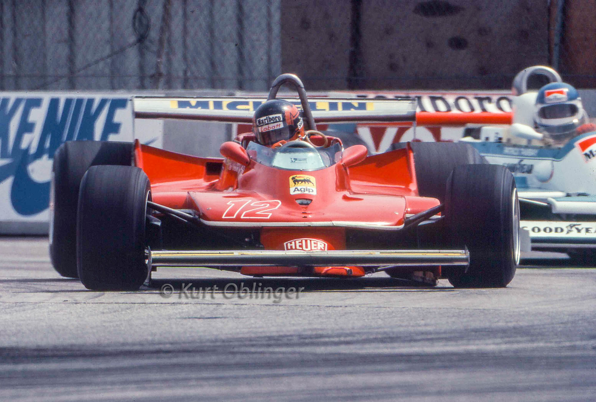 Canadian G.P. of F.1 1977 G.Villeneuve / Ferrari 312T2 credit: D