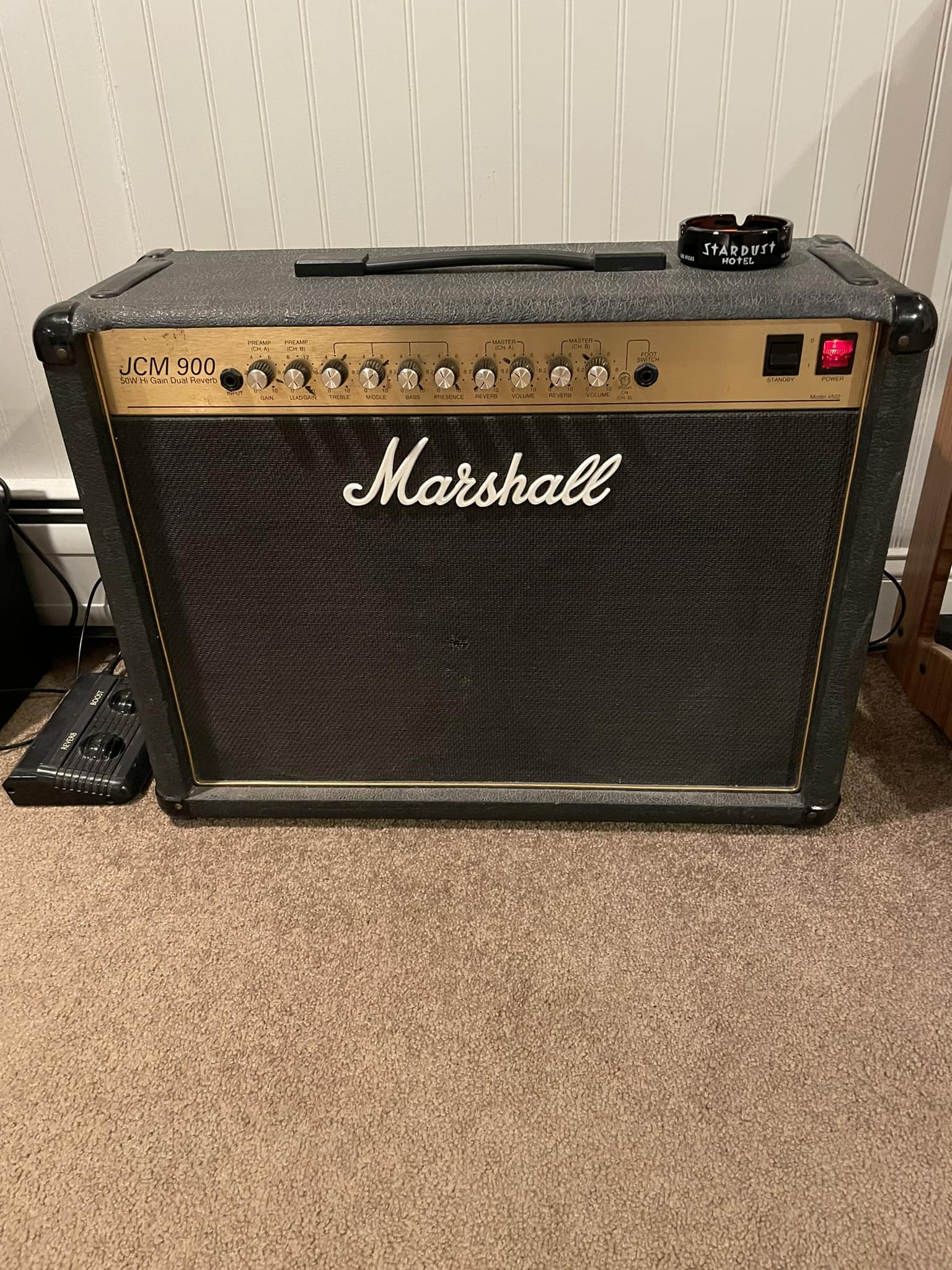 Hi all , my Marshall JCM 900 (4500). 1991 😉